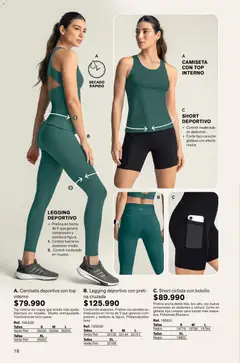 Leonisa - Catálogo -  Vista previa de la revista de la tienda Leonisa valido desde el 24.02.2026 | Página: 18 | Productos: Short, Camiseta, Top