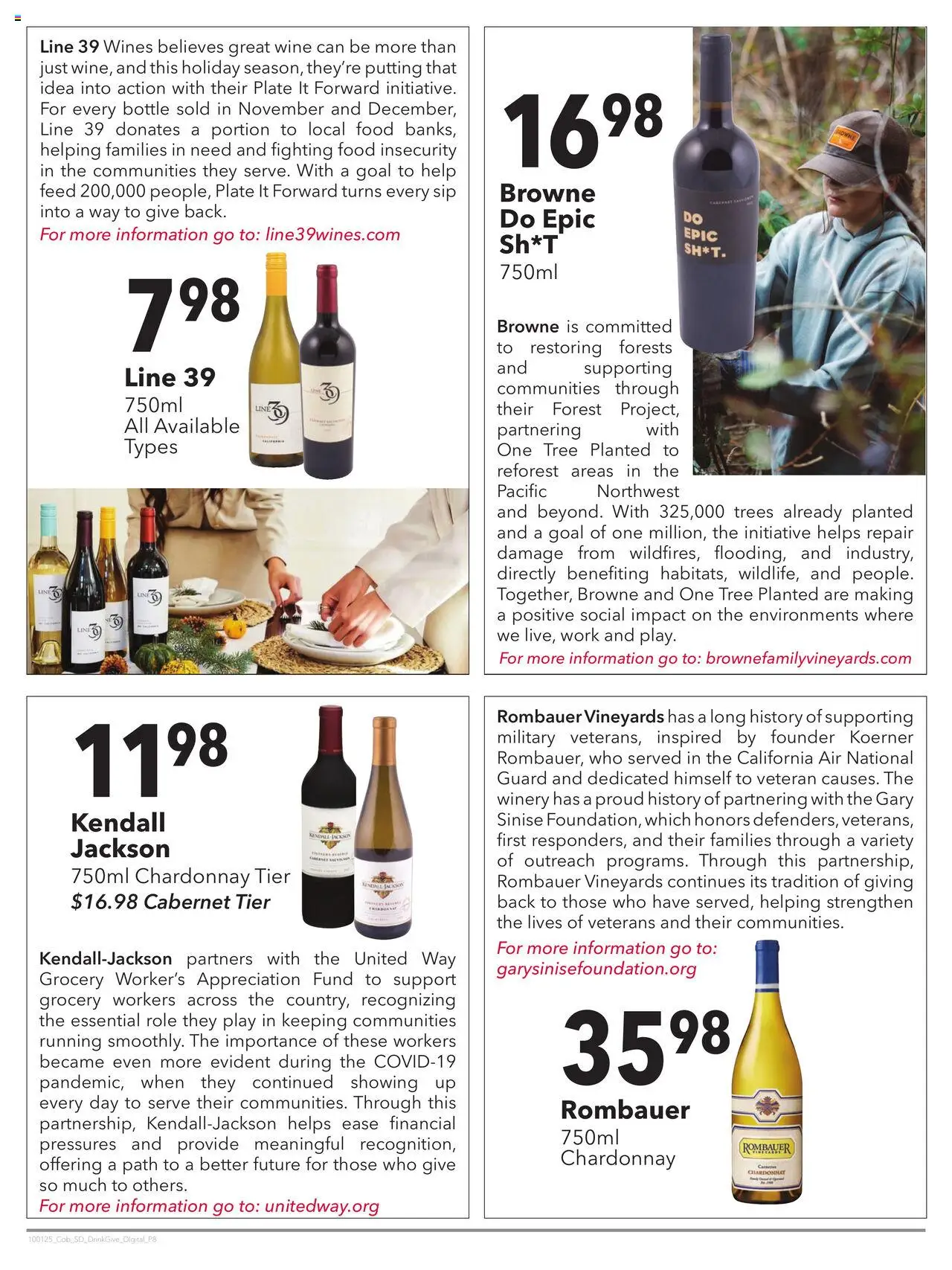 Coborn's Drink Up, Give Back - valid from 01.10.2025 | Page: 8 | Products: Wine