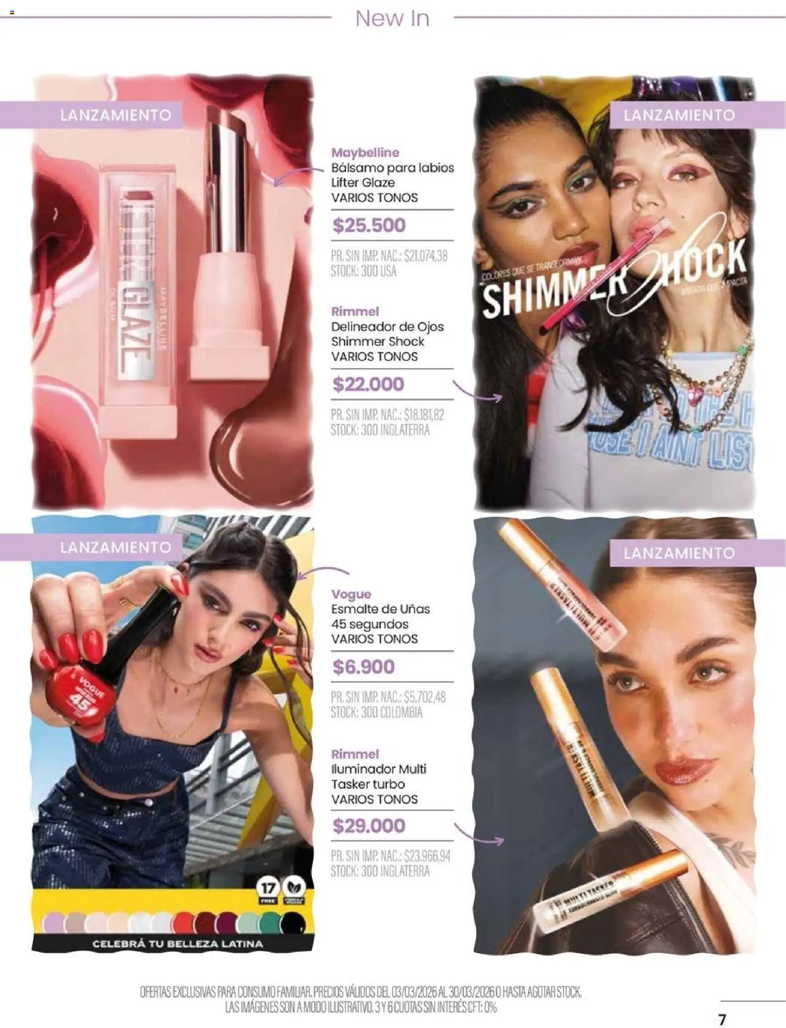 Pigmento catálogo │ válido desde el 03.03.2026 | Página: 7 | Productos: Iluminador, Delineador de ojos, Delineador, Esmalte de uñas