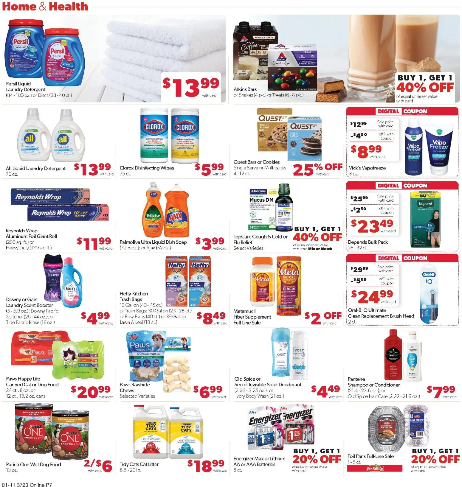 Family Fare Weekly Ad - NE - valid from 11.01.2026 | Page: 12 | Products: Pan, Dog Food, Brush, Cream