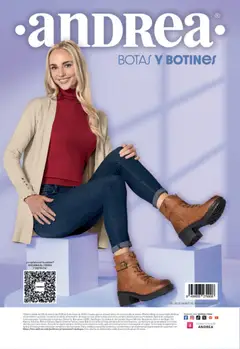 Vista previa de Andrea catálogo Botas y Botines, nuevo folleto de la tienda, válido en México a partir del 08.03.2026 | Página: 24 | Productos: Botas, Banco, Botines