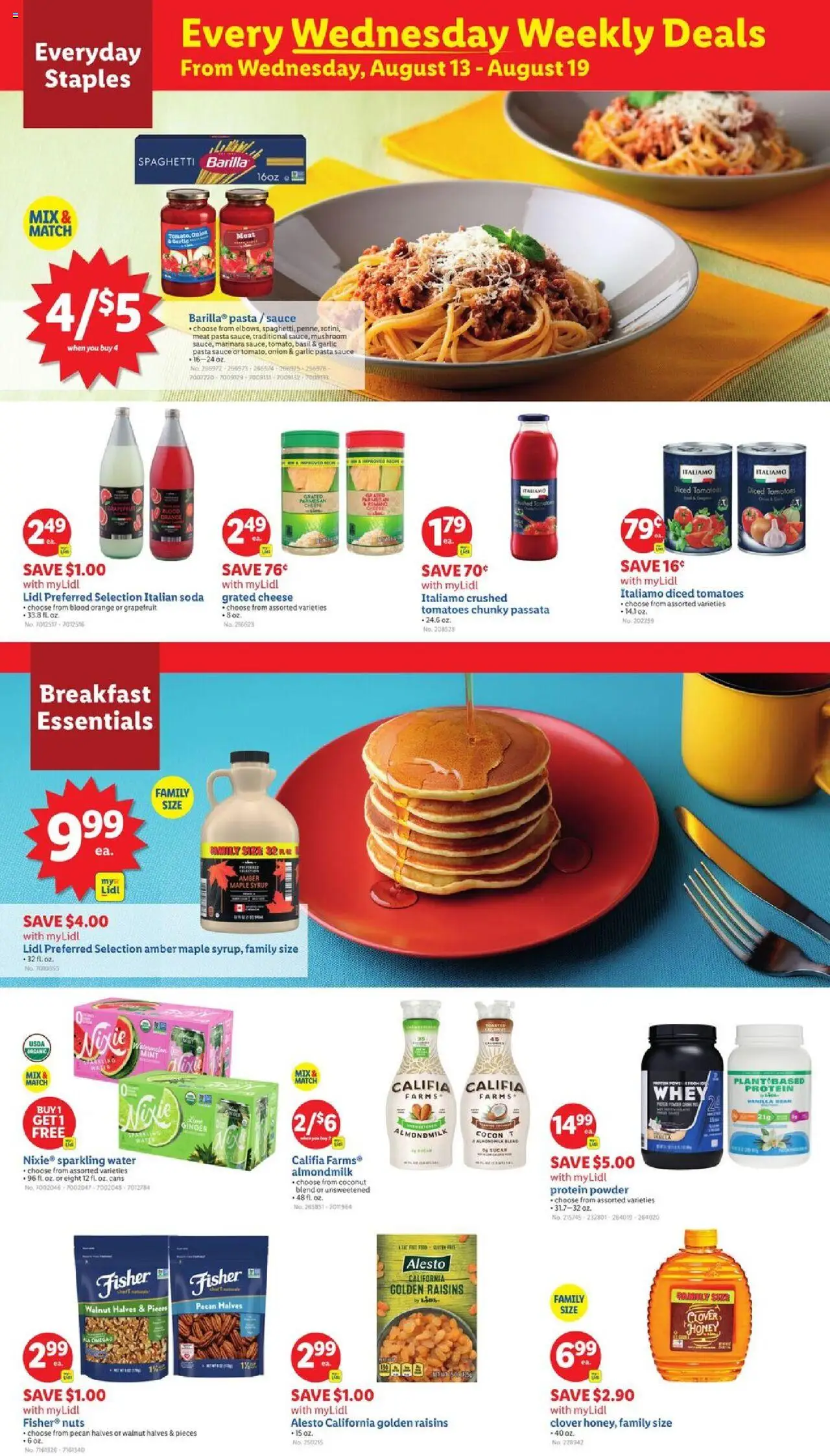 Lidl Weekly Ad - valid from 13.08.2025 | Page: 3 | Products: Pin, Tomatoes, Nuts, Grapefruit