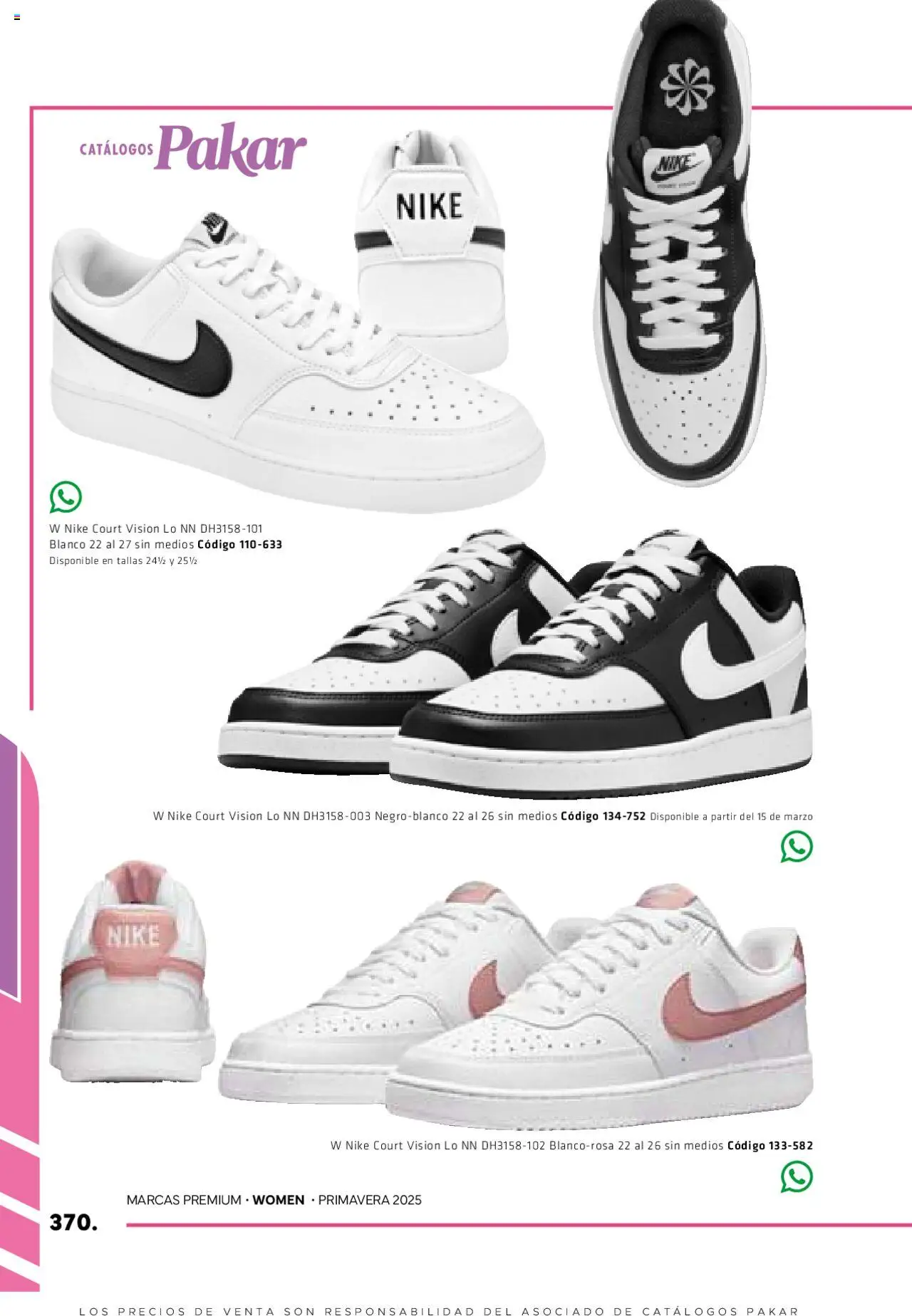 Nuevas ofertas de SC Pakar válidas en toda la República Mexicana desde el 06.03.2025. ¡Encuentra las mejores ofertas en SC Pakar catálogo Women! | Página: 370