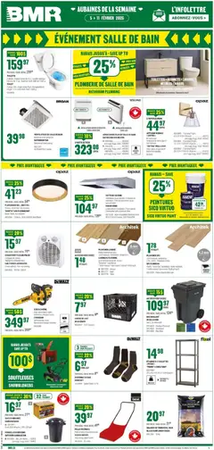 Preview of BMR weekly flyer / circulaire from shop BMR valid from 05.02.2026