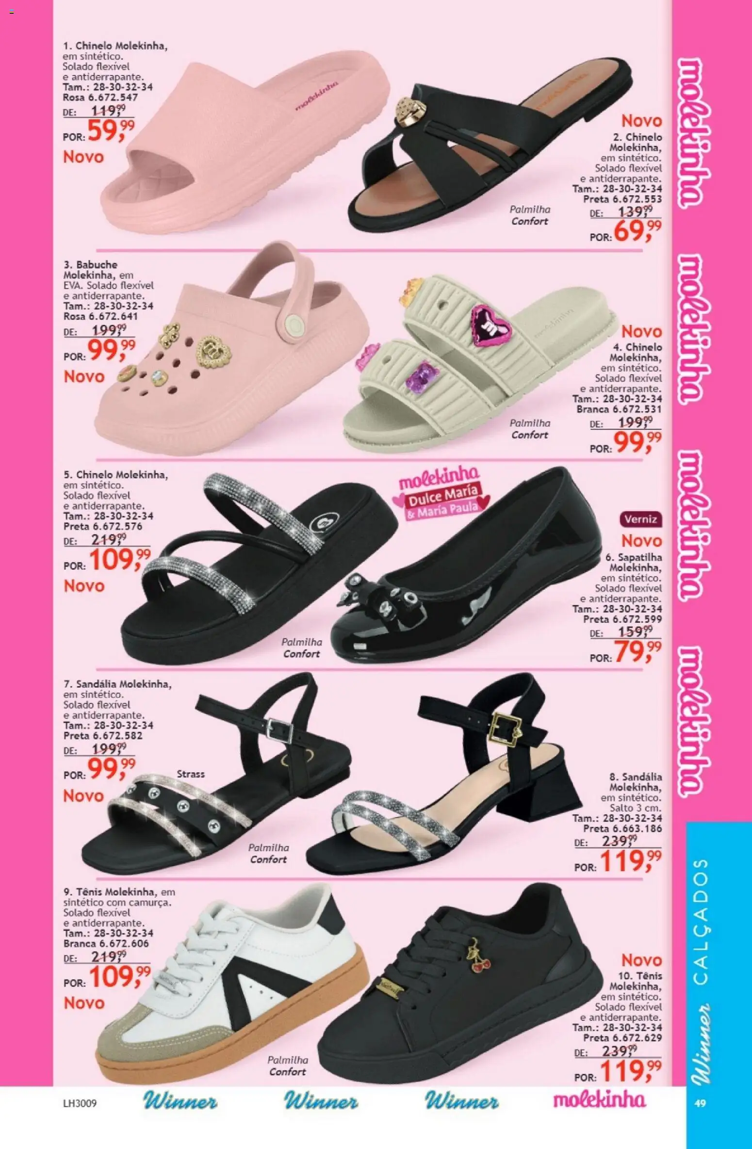 Quatro Estações Folheto - válido de 01.01.2026 | Página: 49 | Produtos: Tênis, Verniz, Palmilha