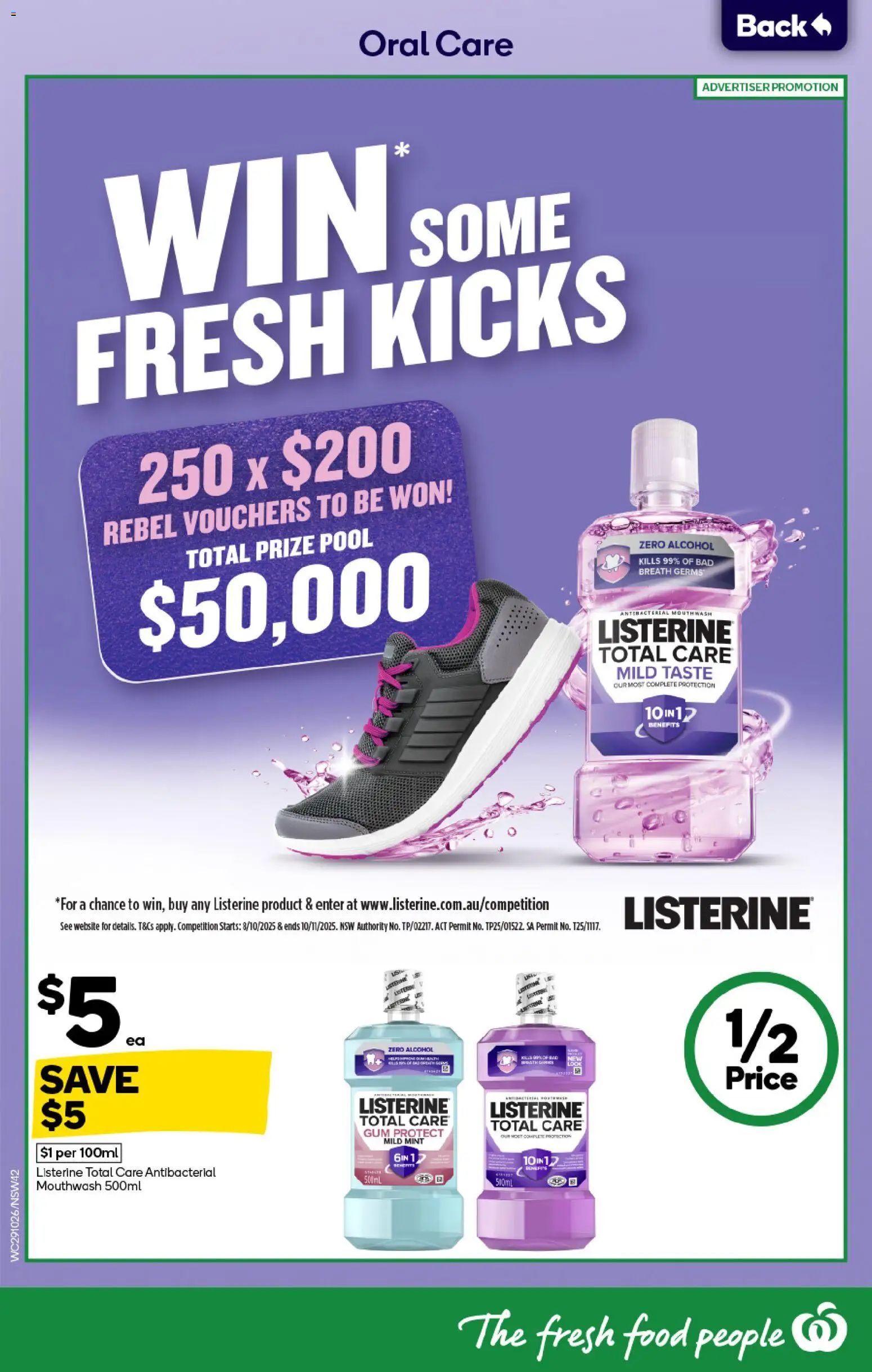 Woolworths catalogue - valid from 29.10.2025 | Page: 42 | Products: Gum, Mouthwash