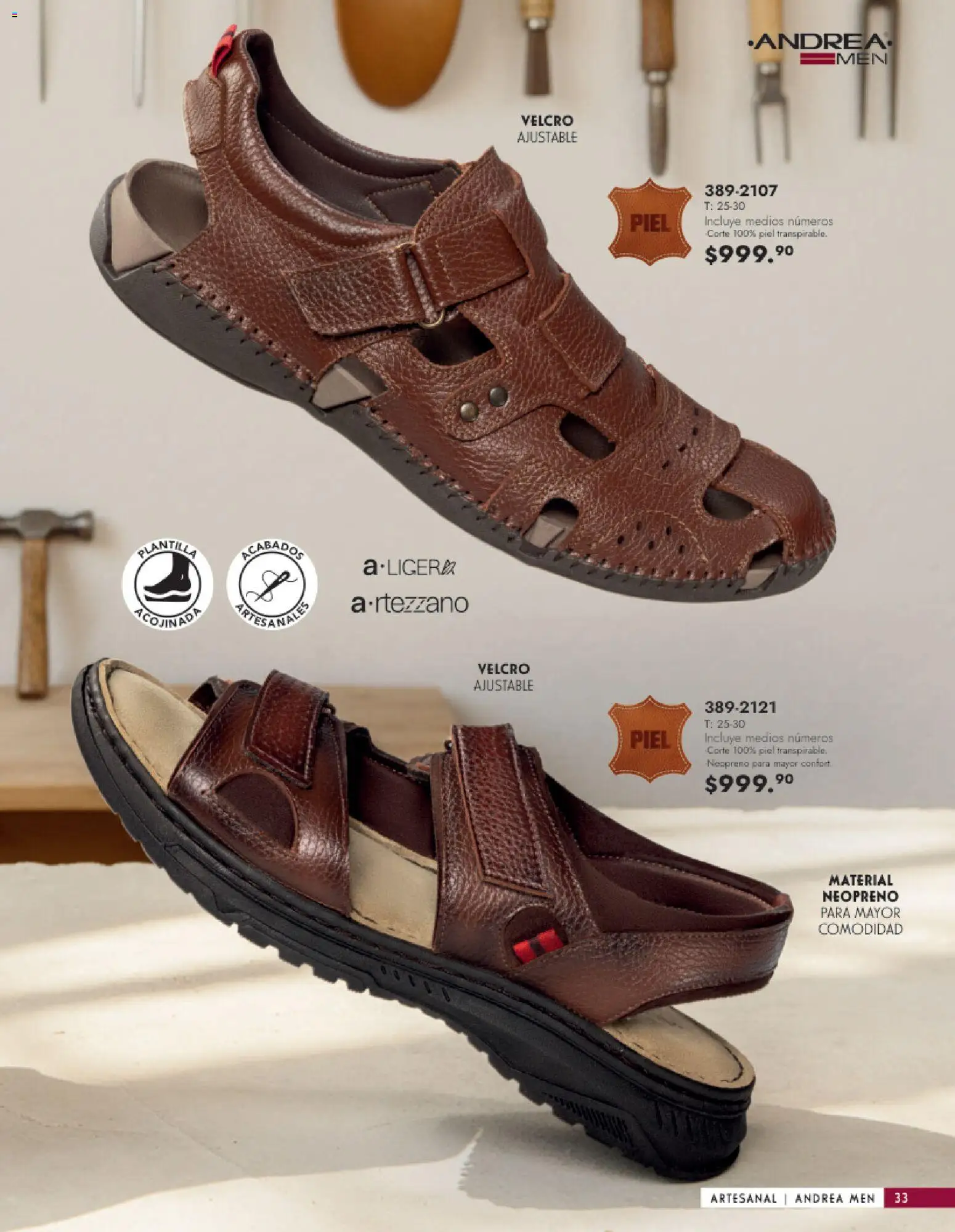Nuevas ofertas de Andrea válidas en toda la República Mexicana desde el 25.01.2026. ¡Encuentra las mejores ofertas en Andrea catálogo Calzado Caballero! | Página: 33