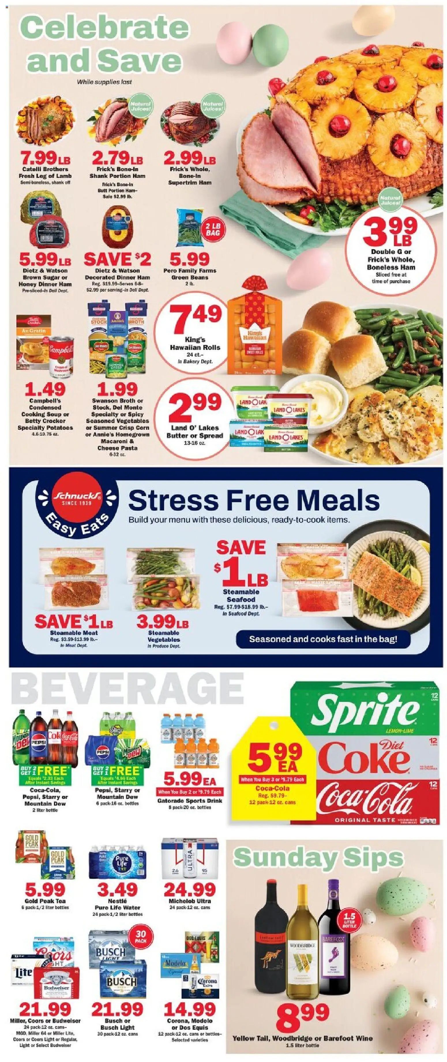 Schnucks Weekly Print Ad - IL - valid from 01.04.2026 | Page: 3 | Products: Corn, Cheese, Sugar, Bag