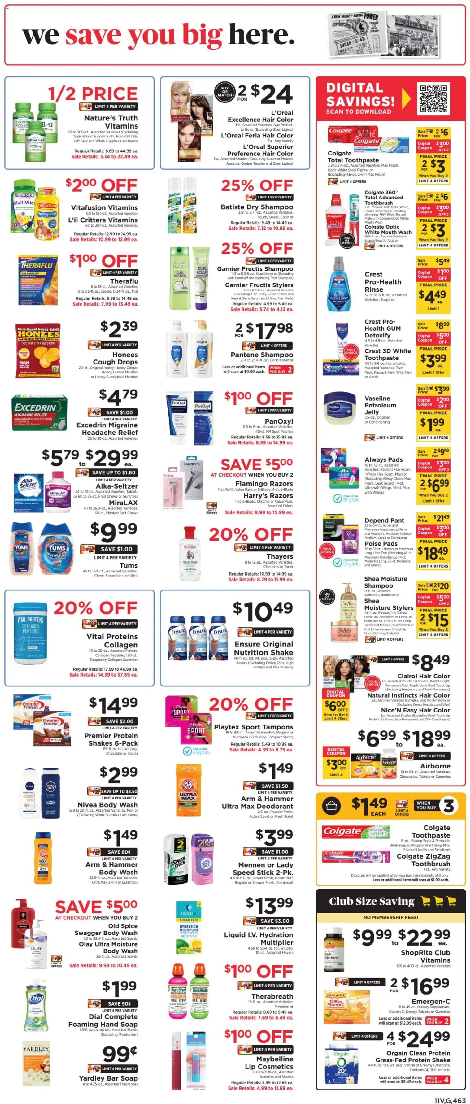 ShopRite Weekly Ad 2 - valid from 13.11.2025 | Page: 12 | Products: Powder, Toothbrush, Lemon, Toner