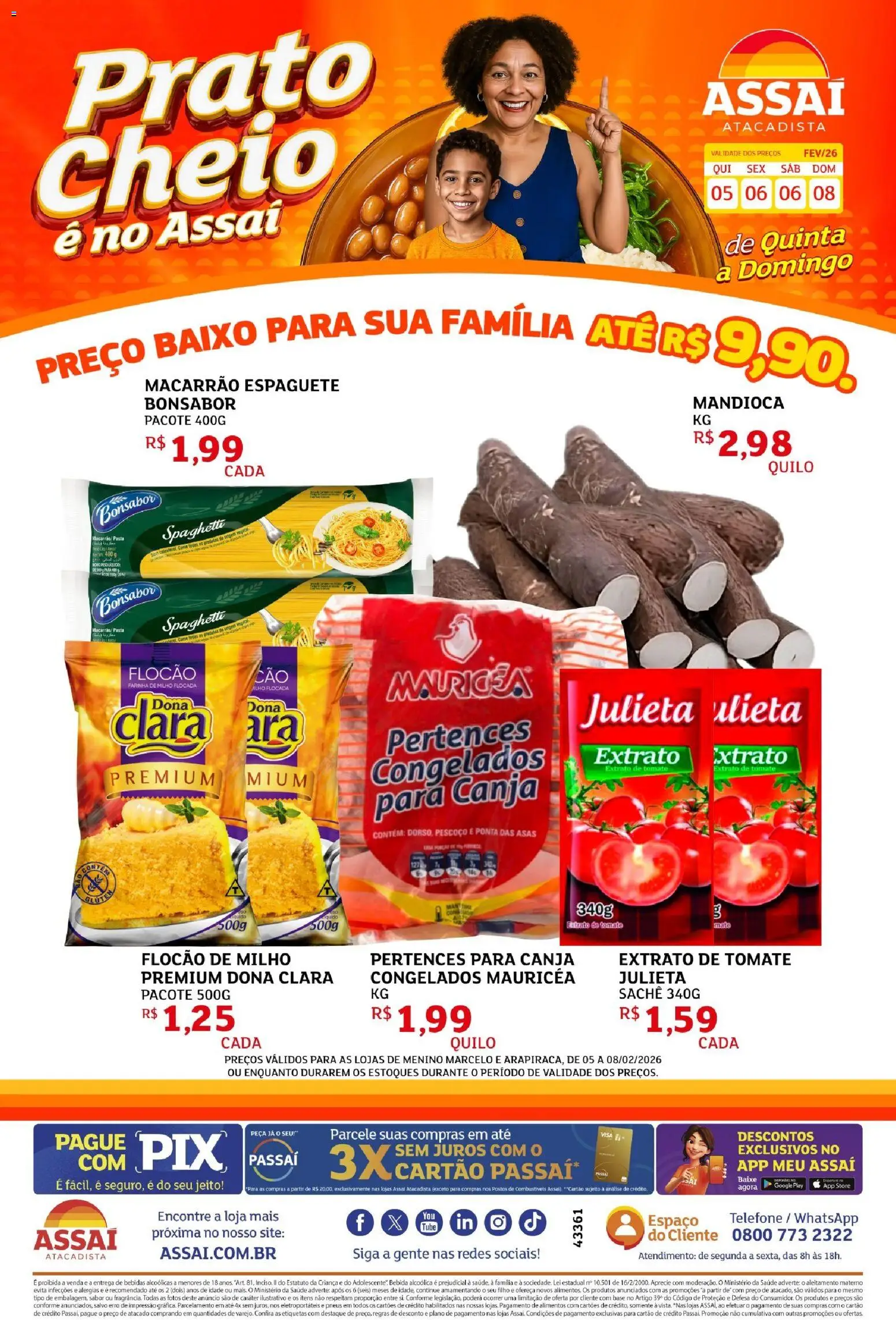 Assaí Atacadista Folheto - válido de 05.02.2026 | Página: 1