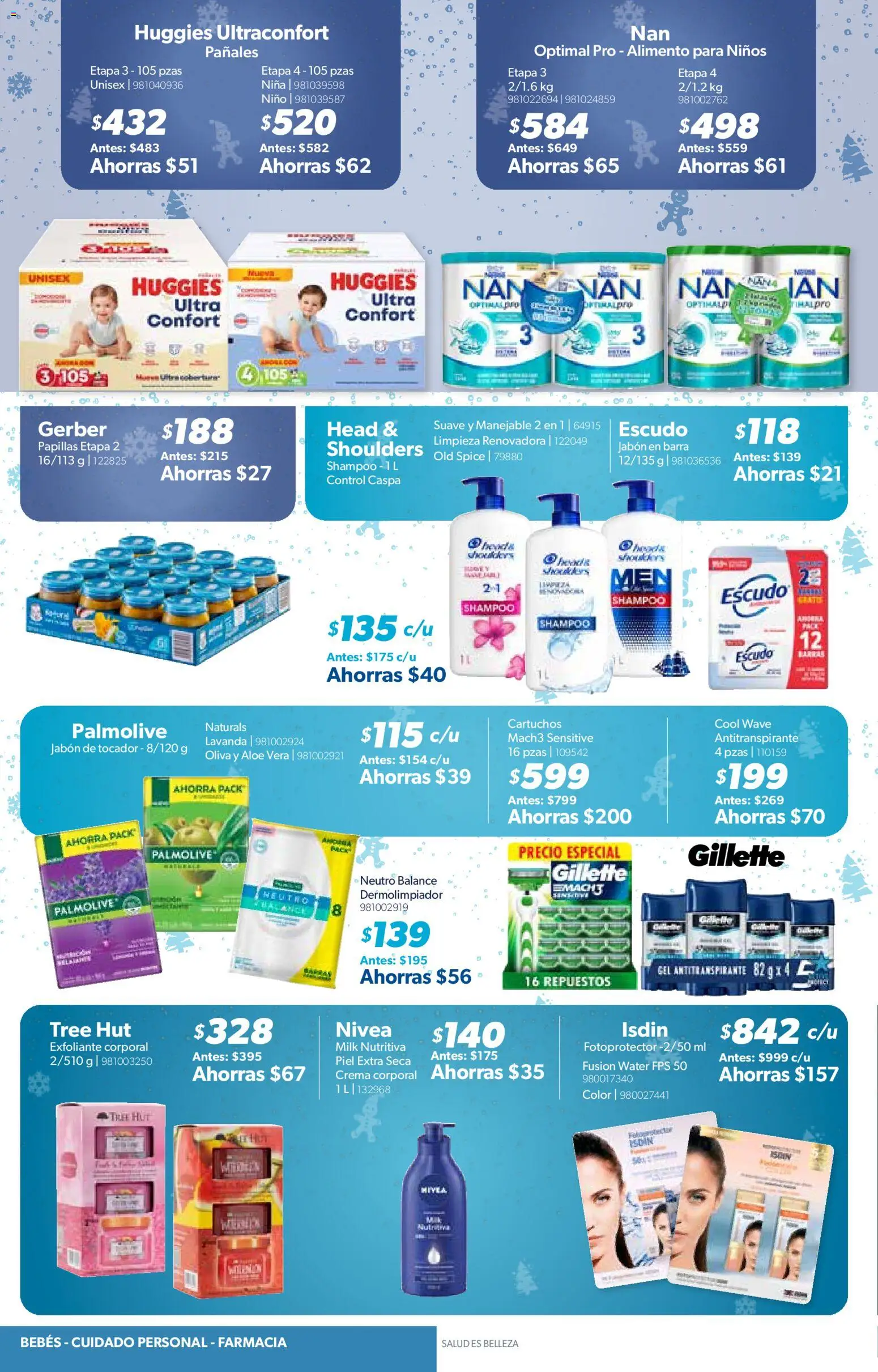 Nuevas ofertas de Sam's Club válidas en toda la República Mexicana desde el 11.12.2025. ¡Encuentra las mejores ofertas en Sam's Club catálogo! | Página: 27 | Productos: Antitranspirante, Crema, Pañales, Crema corporal