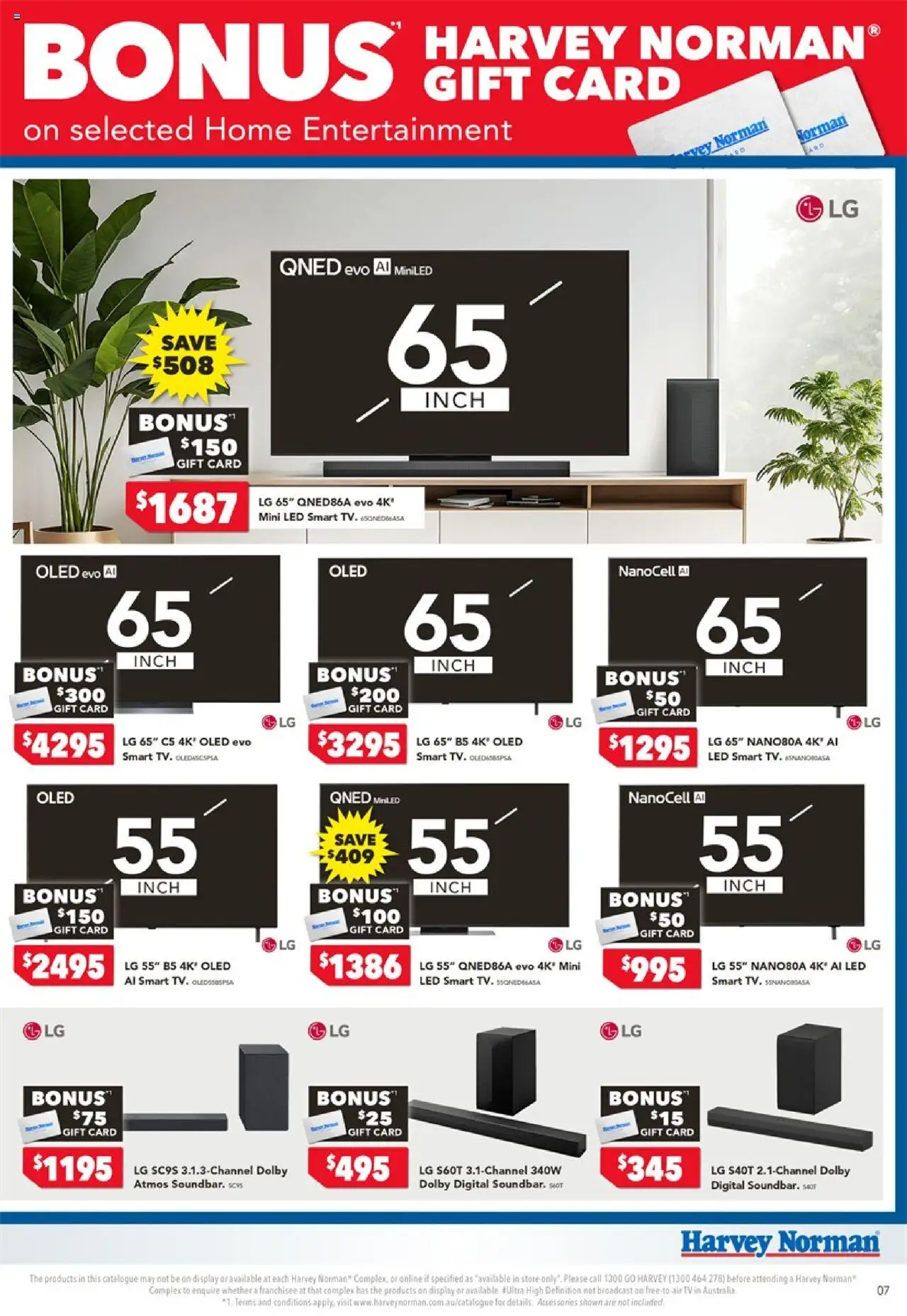 Harvey Norman catalogue - valid from 18.10.2025 | Page: 7 | Products: Accessories, Digital, Tv