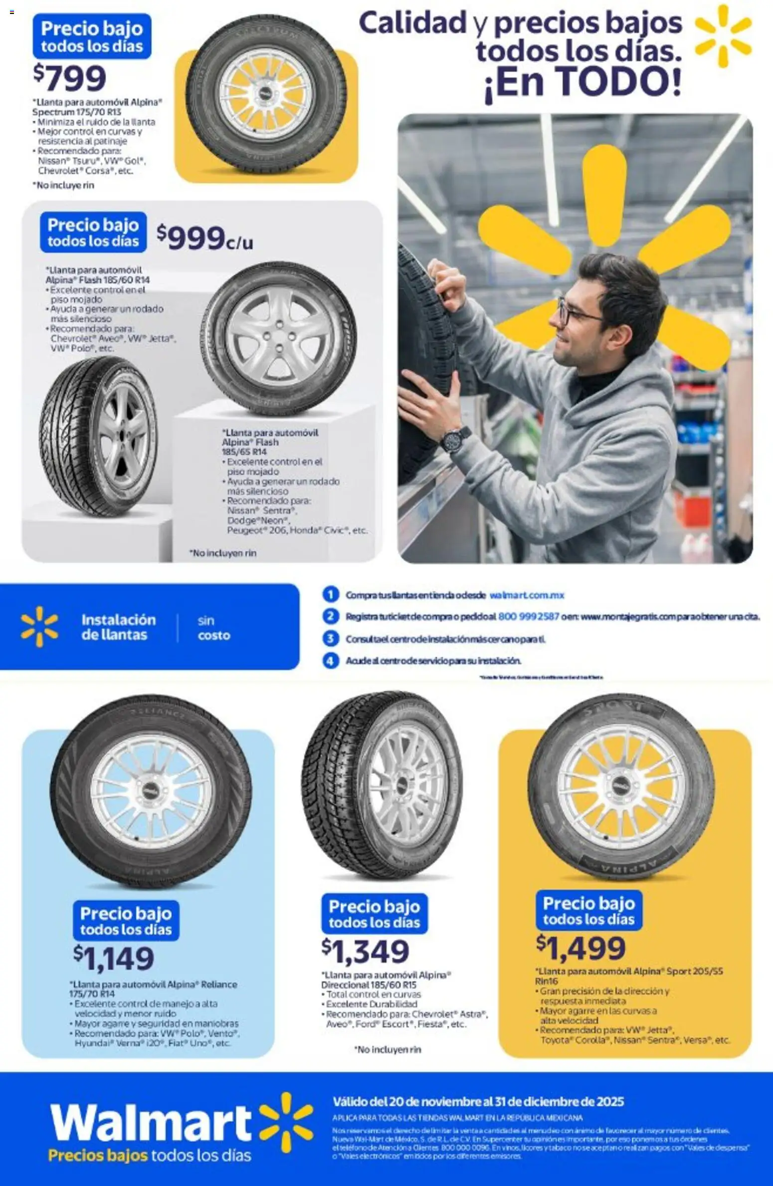 Nuevas ofertas de Walmart válidas en toda la República Mexicana desde el 20.11.2025. ¡Encuentra las mejores ofertas en Walmart folleto Precios bajos todos los días! | Página: 20