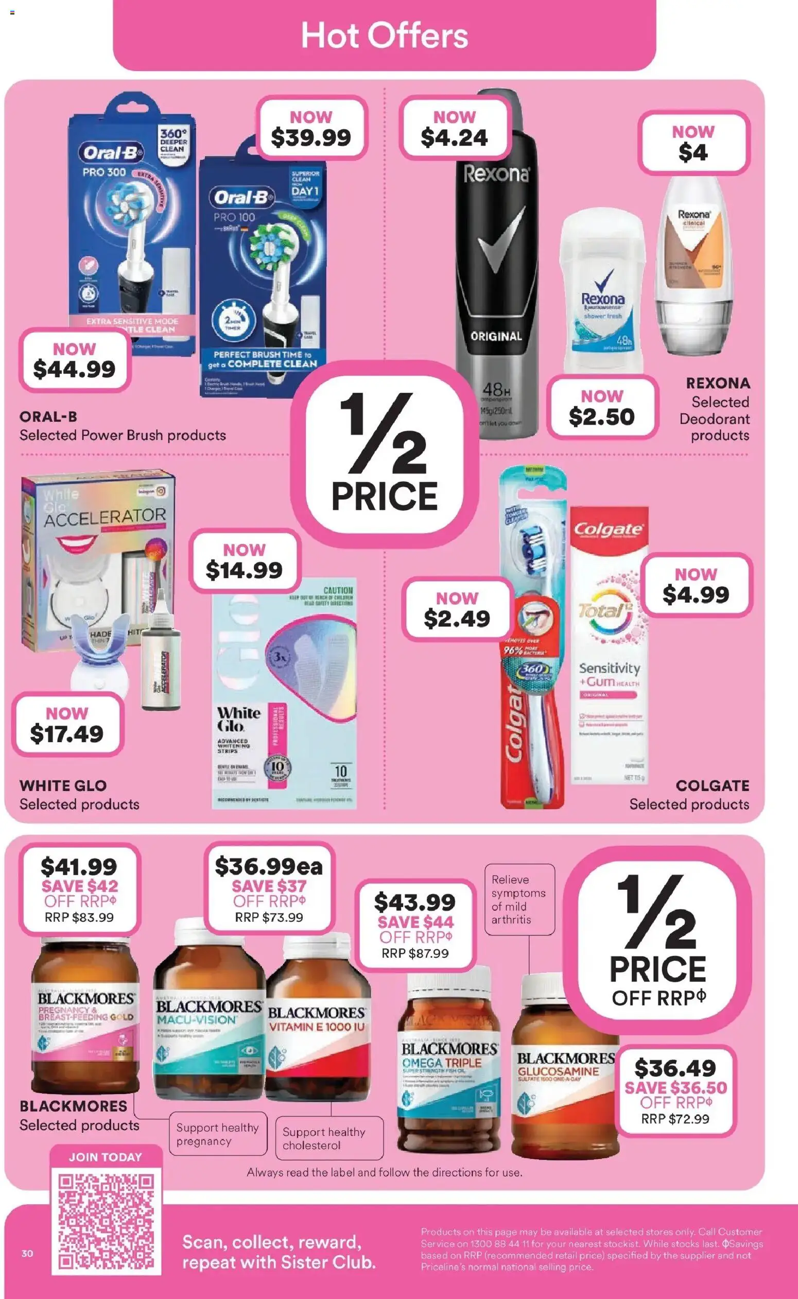 Priceline Pharmacy catalogue - valid from 25.12.2025 | Page: 30 | Products: Brush, Oil, Fish, Vitamin
