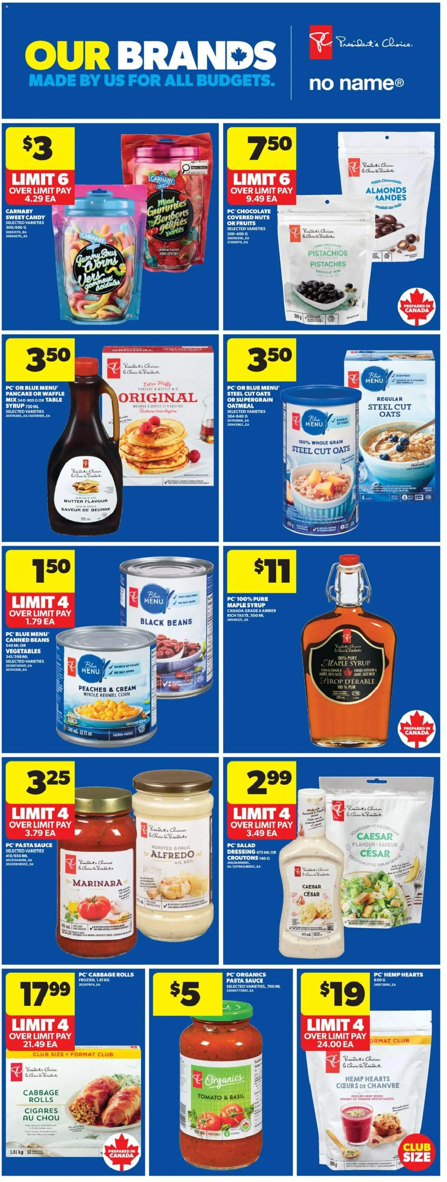 Real Canadian Superstore flyer valid from 15.01.2026 | Page: 18 | Products: Pasta, Cream, Salad, Butter