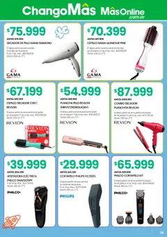 Changomas Día de la Niñez │ válido desde el 01.08.2025 | Página: 27 | Productos: Secador de pelo, Cepillo, Afeitadora, Plancha