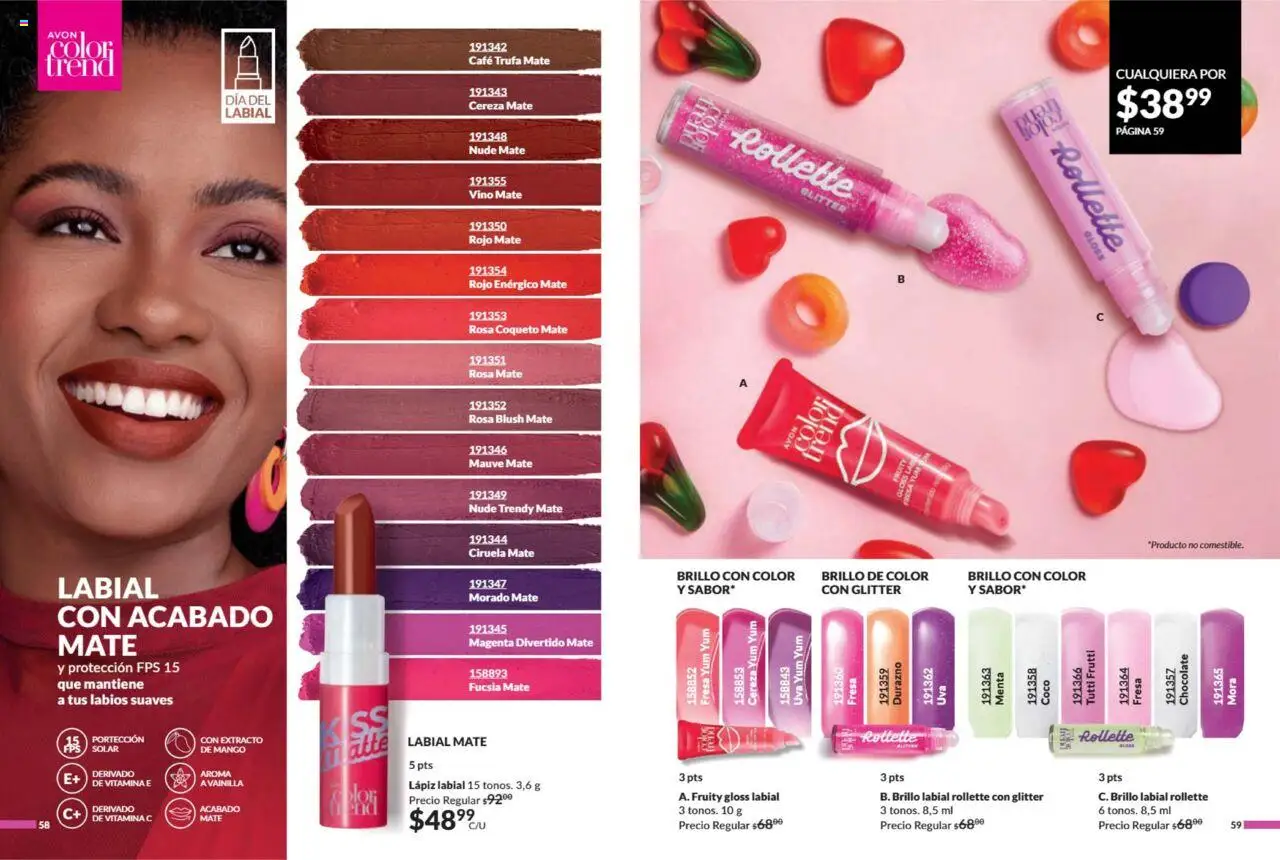 Nuevas ofertas de AVON válidas en toda la República Mexicana desde el 11.07.2025. ¡Encuentra las mejores ofertas en AVON campaña 11 2025! | Página: 31 | Productos: Mango, Café, Chocolate, Uva