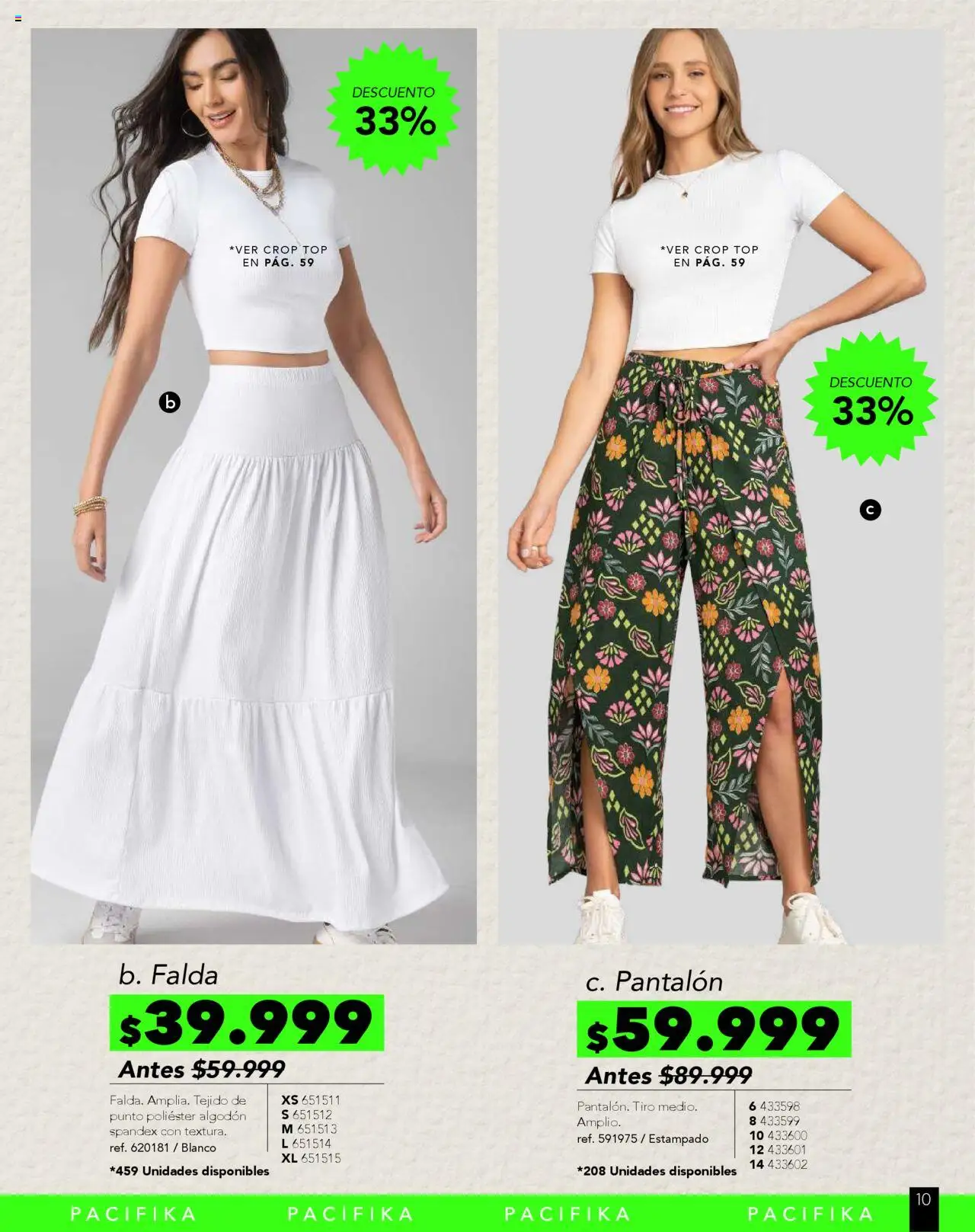 Pacifika revista - valida desde el 10.09.2025 | Página: 205 | Productos: Algodón, Falda, Top