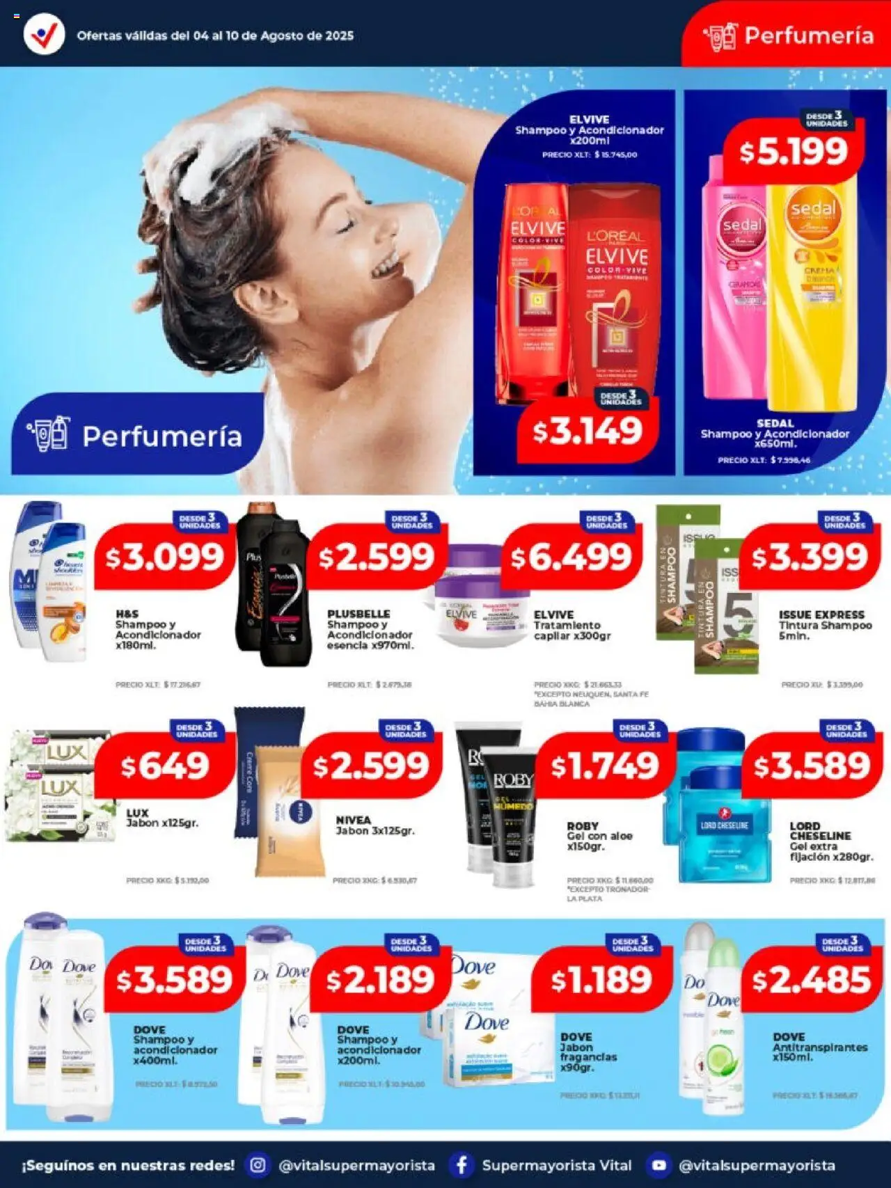 Vital - Ofertas │ válido desde el 04.08.2025 | Página: 2 | Productos: Shampoo, Tintura, Acondicionador, Jabón