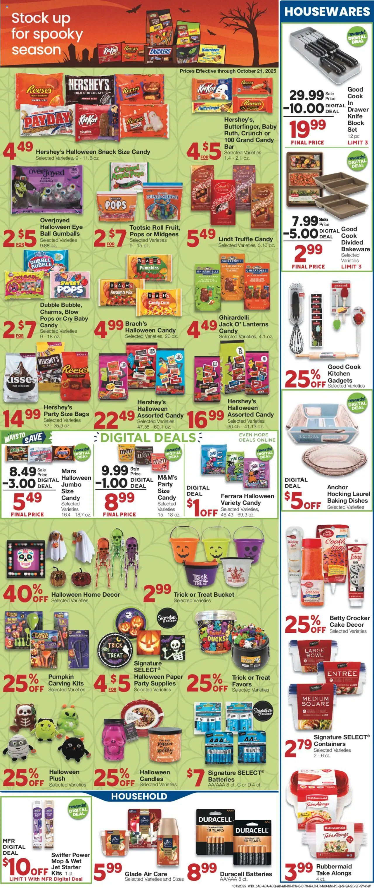 United Supermarkets Weekly Ad - valid from 15.10.2025 | Page: 5 | Products: Anchor, Butter, Chocolate, Pumpkin