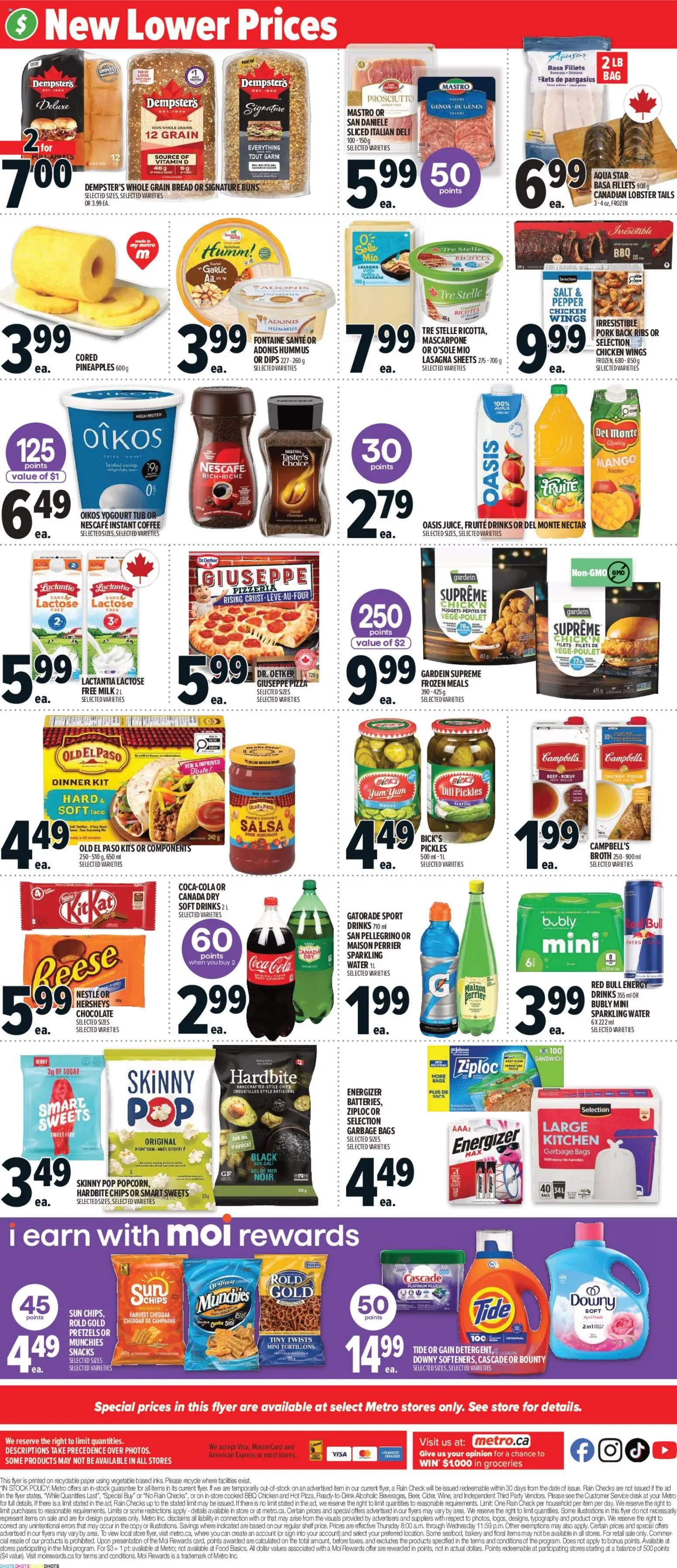 Metro flyer valid from 02.04.2026 | Page: 5 | Products: Chips, Milk, Yogurt, Pork