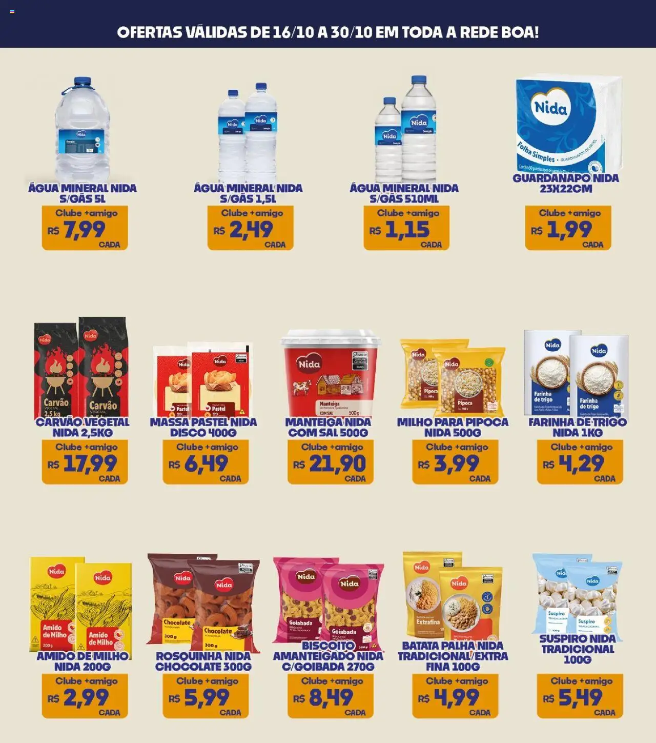 Boa Supermercados Folheto - válido de 16.10.2025 | Página: 2 | Produtos: Carvão vegetal, Massa, Rosquinha, Disco