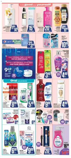 Preview of Jean Coutu weekly flyer from shop Jean Coutu valid from 23.10.2025 | Page: 7 | Products: Shampoo, Conditioner, Body wash, Shower