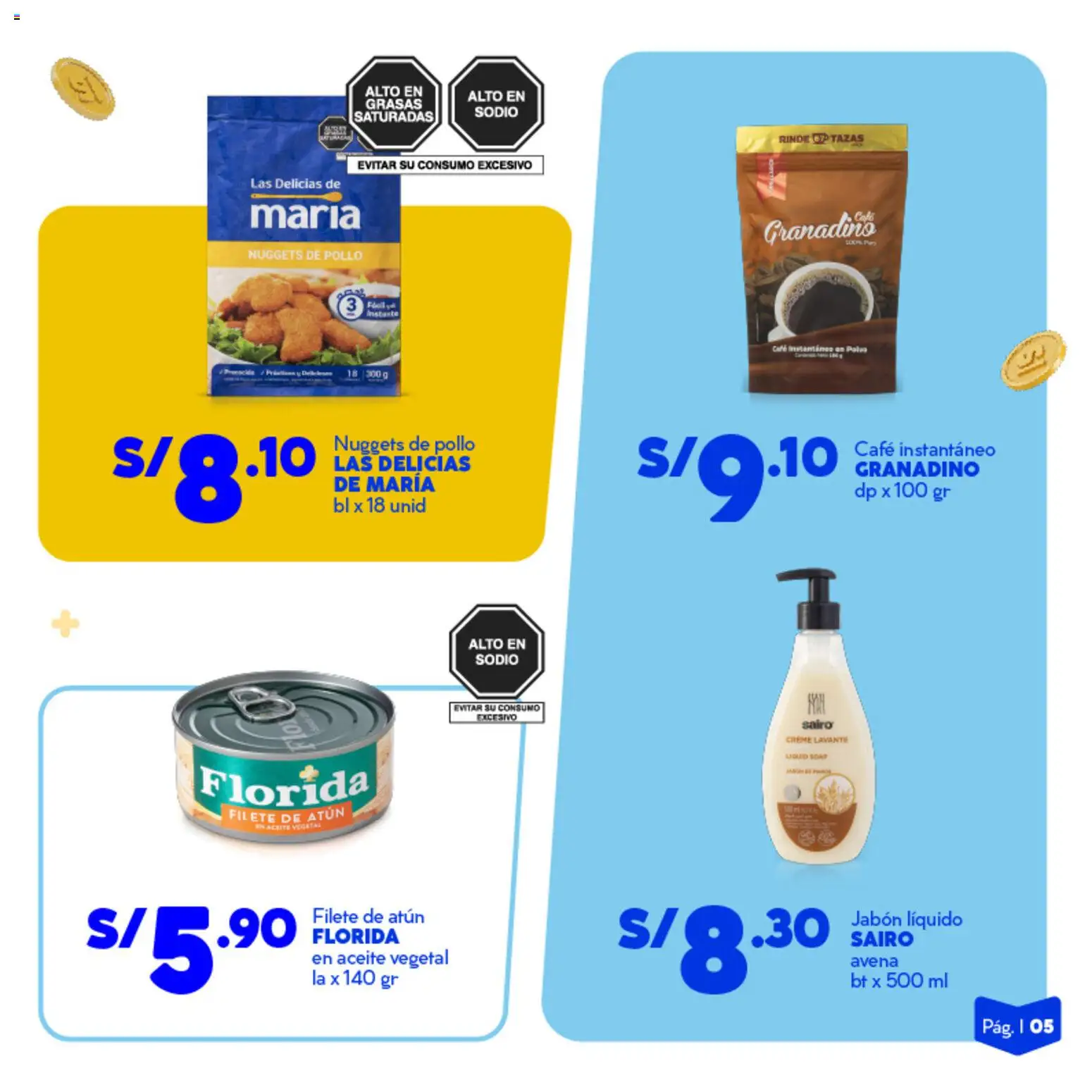 Catálogo Mass válido desde 06.03.2026 | Página: 5 | Productos: Jabón, Aceite, Café, Avena