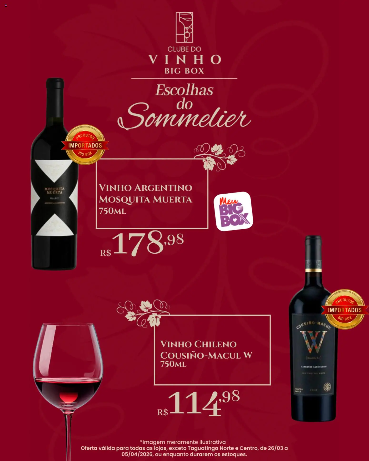 Big Box Folheto - válido de 26.03.2026 | Página: 2 | Produtos: Vinho, Mosquita muerta