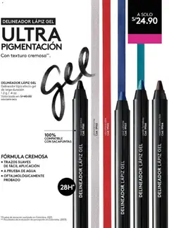 Vista previa de folleto Ésika - Campaña 4 de la Ésika válido desde 31.01.2026 | Página: 33 | Productos: Delineador, Sacapuntas