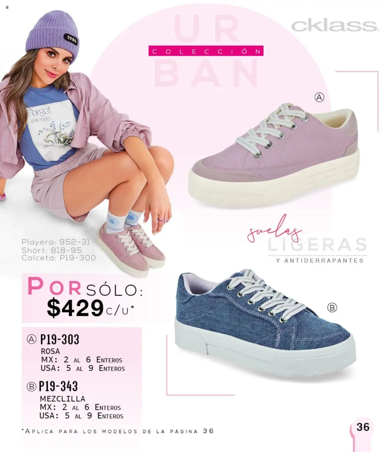 Nuevas ofertas de Cklass válidas en toda la República Mexicana desde el 16.09.2025. ¡Encuentra las mejores ofertas en Cklass - Catálogo Invierno Sportbrands! | Página: 274 | Productos: Playera, Short