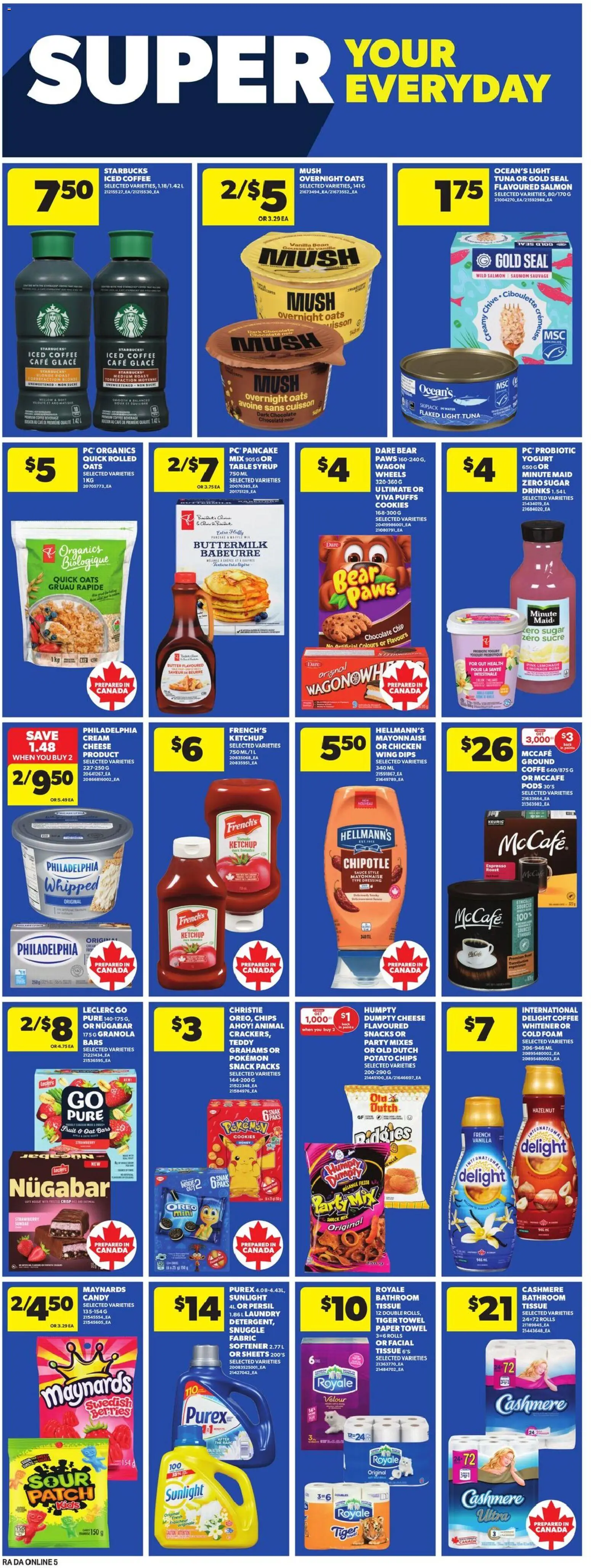 Atlantic Superstore flyer valid from 01.01.2026 | Page: 16 | Products: Chips, Ketchup, Butter, Chocolate