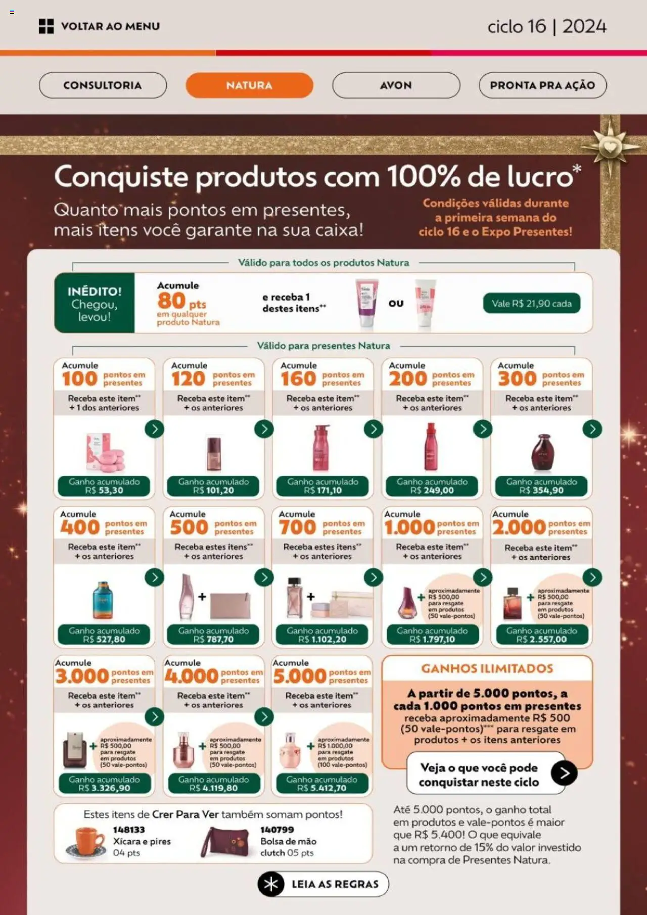 Avon Folheto - válido de 26.09.2025 | Página: 9 | Produtos: Clutch, Caixa, Bolsa de mão, Bolsa