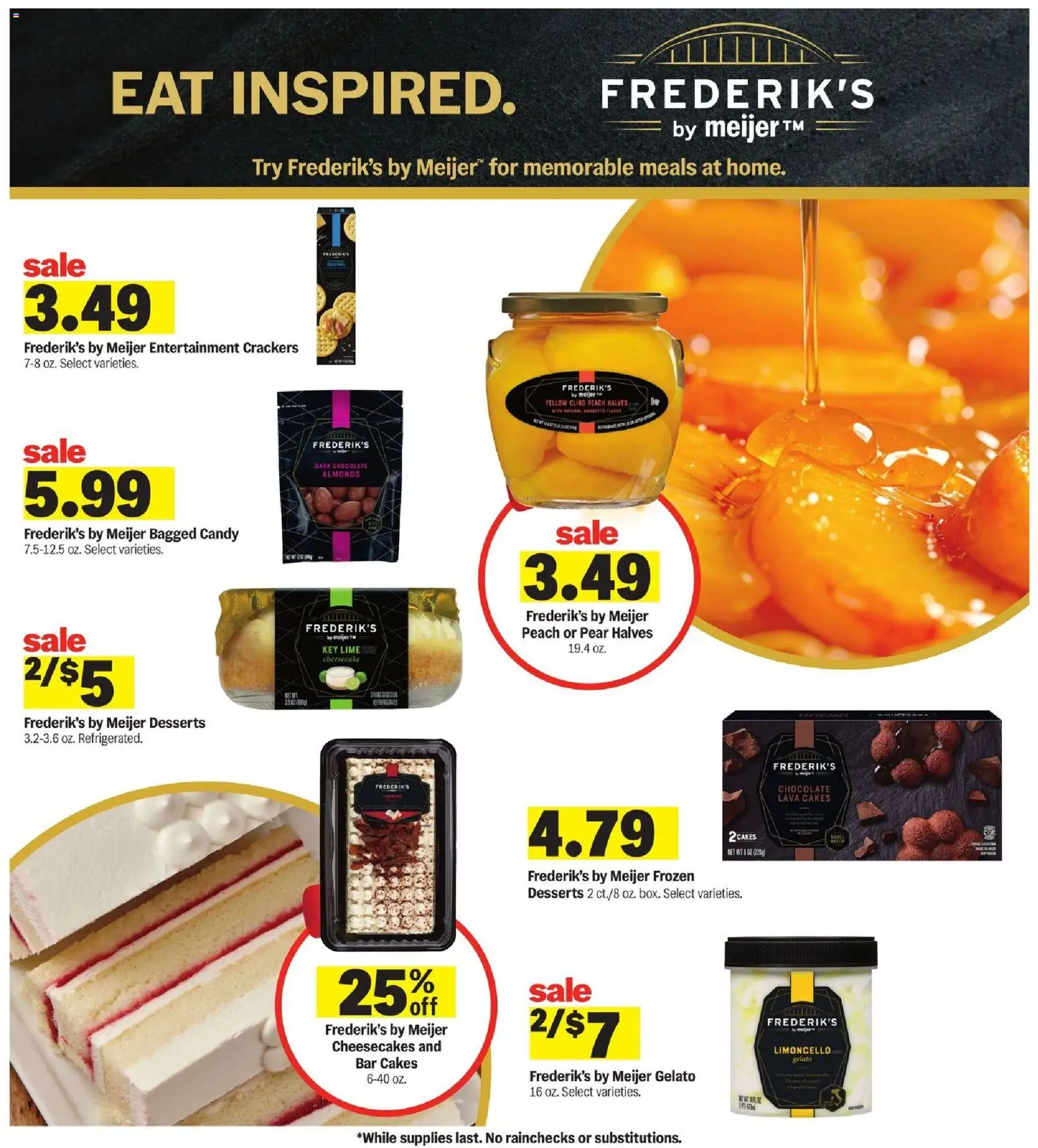 Meijer Weekly Ad - MI - valid from 12.11.2025 | Page: 22 | Products: Chocolate, Peach, Lime, Pear