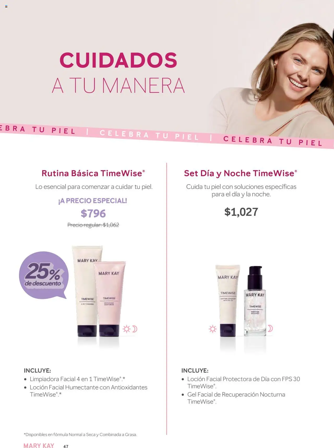 Nuevas ofertas de Mary Kay válidas en toda la República Mexicana desde el 01.07.2025. ¡Encuentra las mejores ofertas en Mary Kay catálogo! | Página: 47 | Productos: Loción