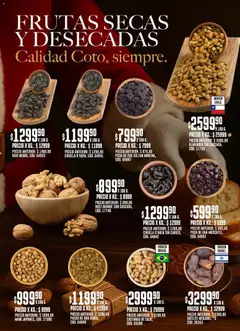 Vista previa Coto - Ofertas válido desde el 15.12.2025 | Página: 12 | Productos: Mani, Uva, Nuez, Almendra
