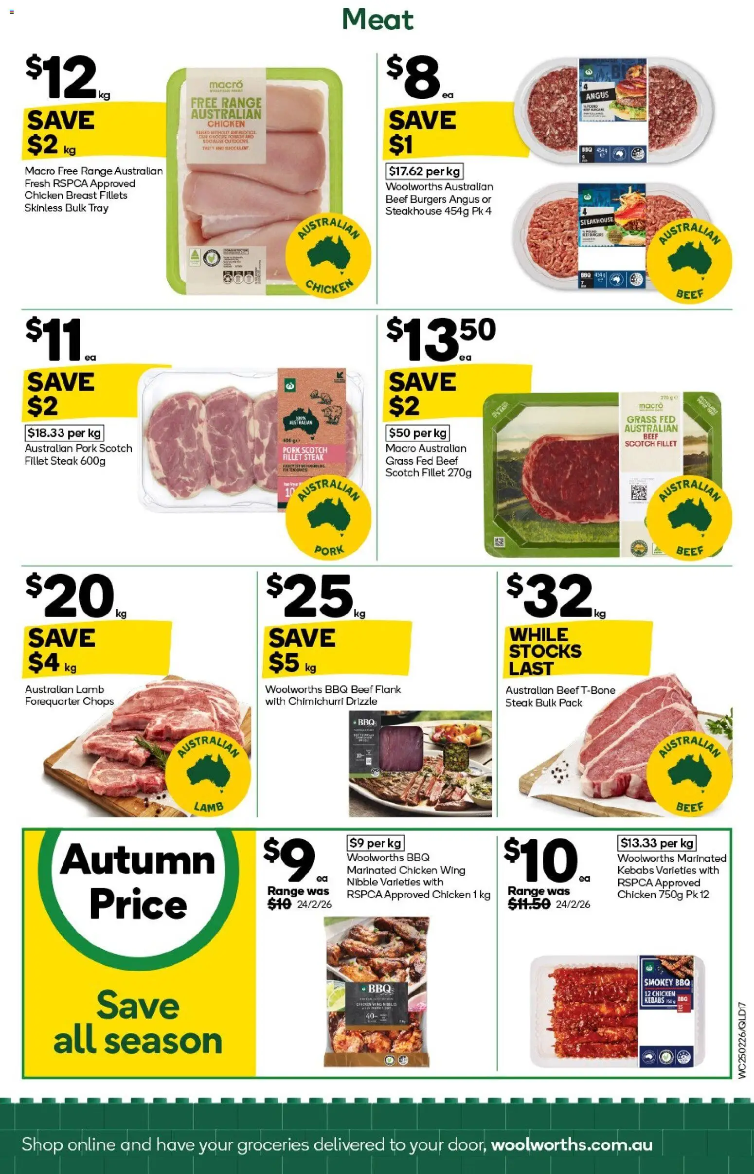Woolworths catalogue - valid from 25.02.2026 | Page: 15 | Products: Lamb, Beef, Meat, Scotch