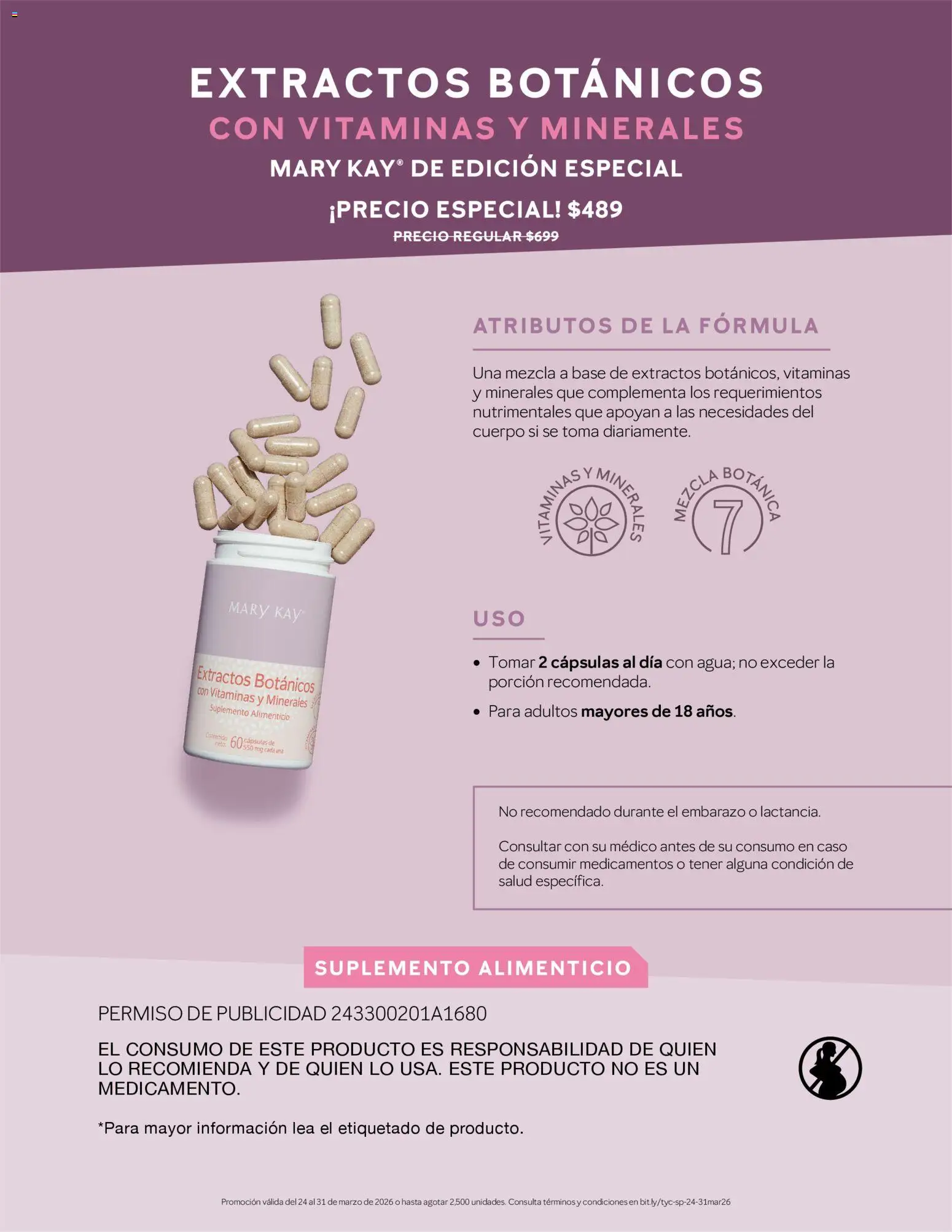 Nuevas ofertas de Mary Kay válidas en toda la República Mexicana desde el 24.03.2026. ¡Encuentra las mejores ofertas en Catálogo Mary Kay Súper Promociones  ! | Página: 2 | Productos: Vitaminas
