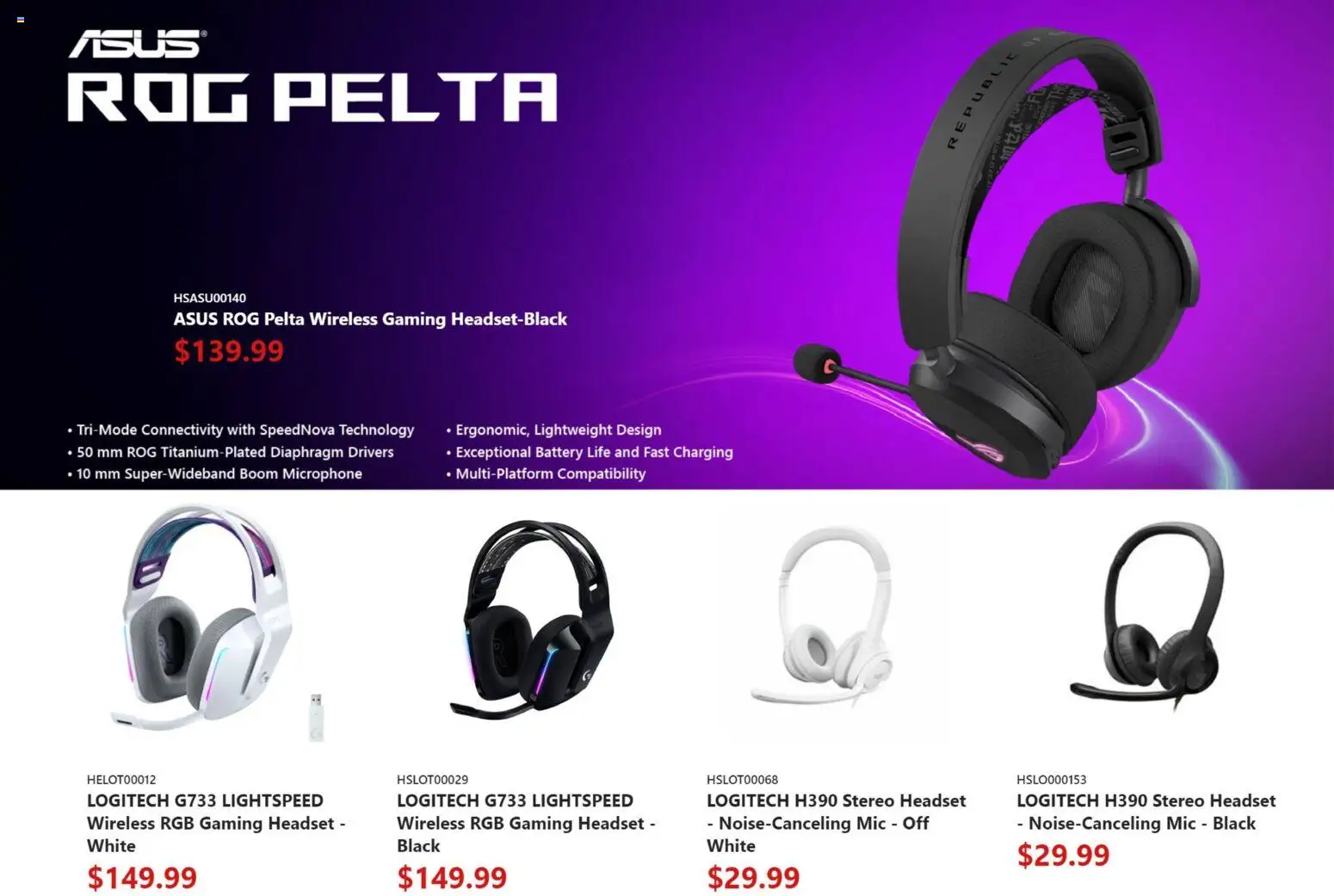 Canada Computers flyer valid from 24.10.2025 | Page: 18 | Products: Microphone, Battery