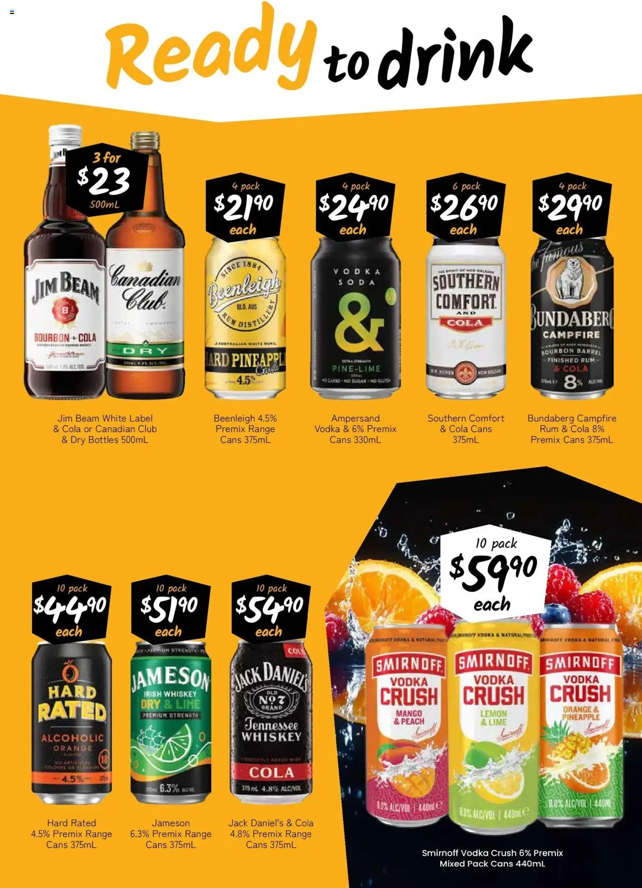 Cellarbrations catalogue - valid from 06.10.2025 | Page: 5 | Products: Pineapple, Rum, Peach, Lime