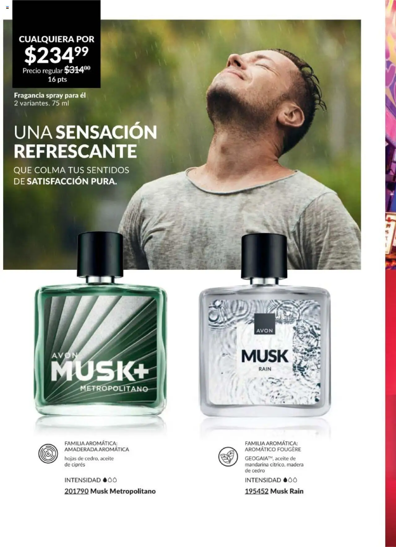 Nuevas ofertas de AVON válidas en toda la República Mexicana desde el 09.10.2025. ¡Encuentra las mejores ofertas en AVON - Campaña 16 2025! | Página: 88 | Productos: Aceite, Fragancia