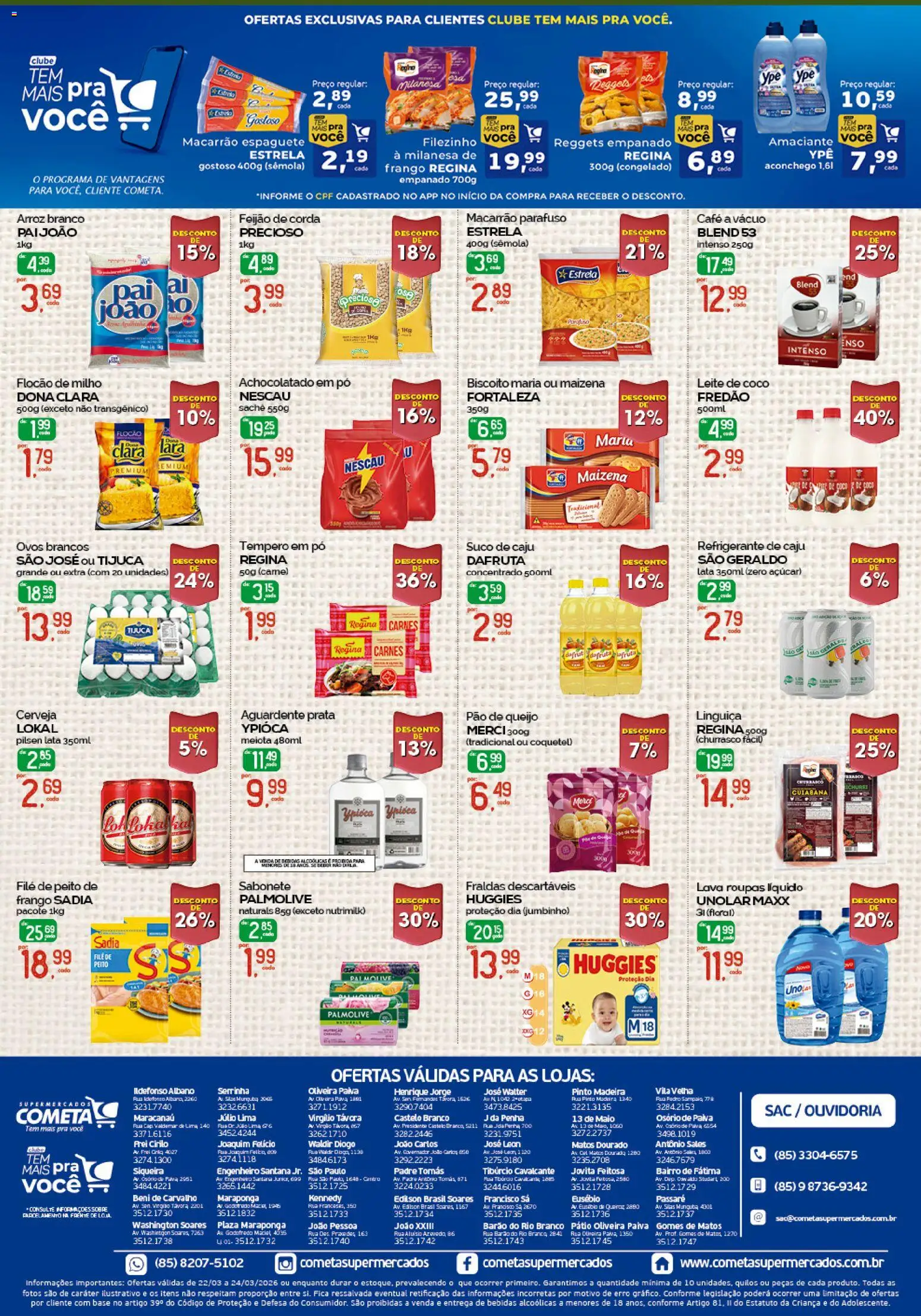 Cometa Supermercados Folheto - válido de 22.03.2026 | Página: 2
