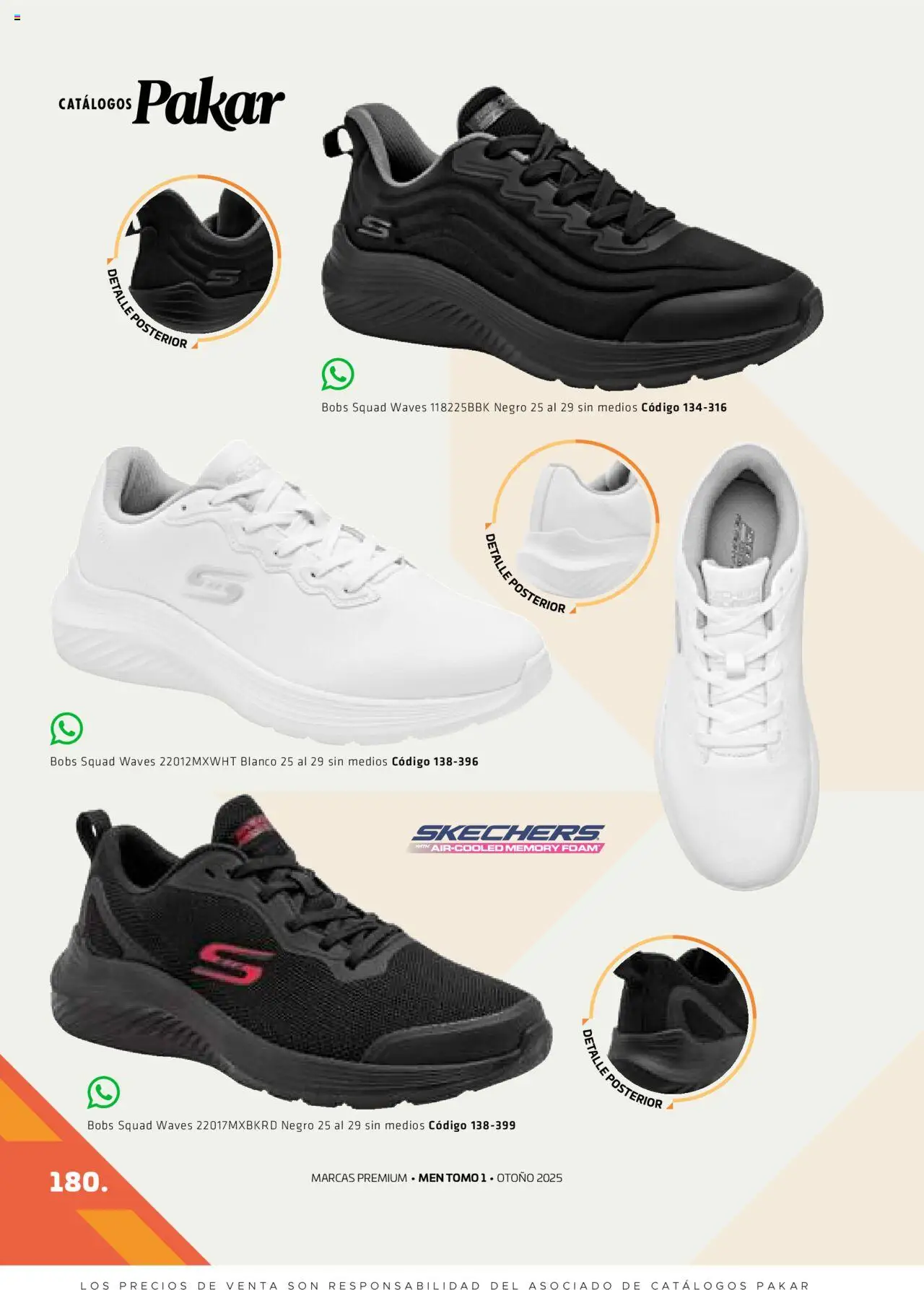 Nuevas ofertas de SC Pakar válidas en toda la República Mexicana desde el 29.08.2025. ¡Encuentra las mejores ofertas en SC Pakar - Catálogo Otoño Men Tomo 1! | Página: 180
