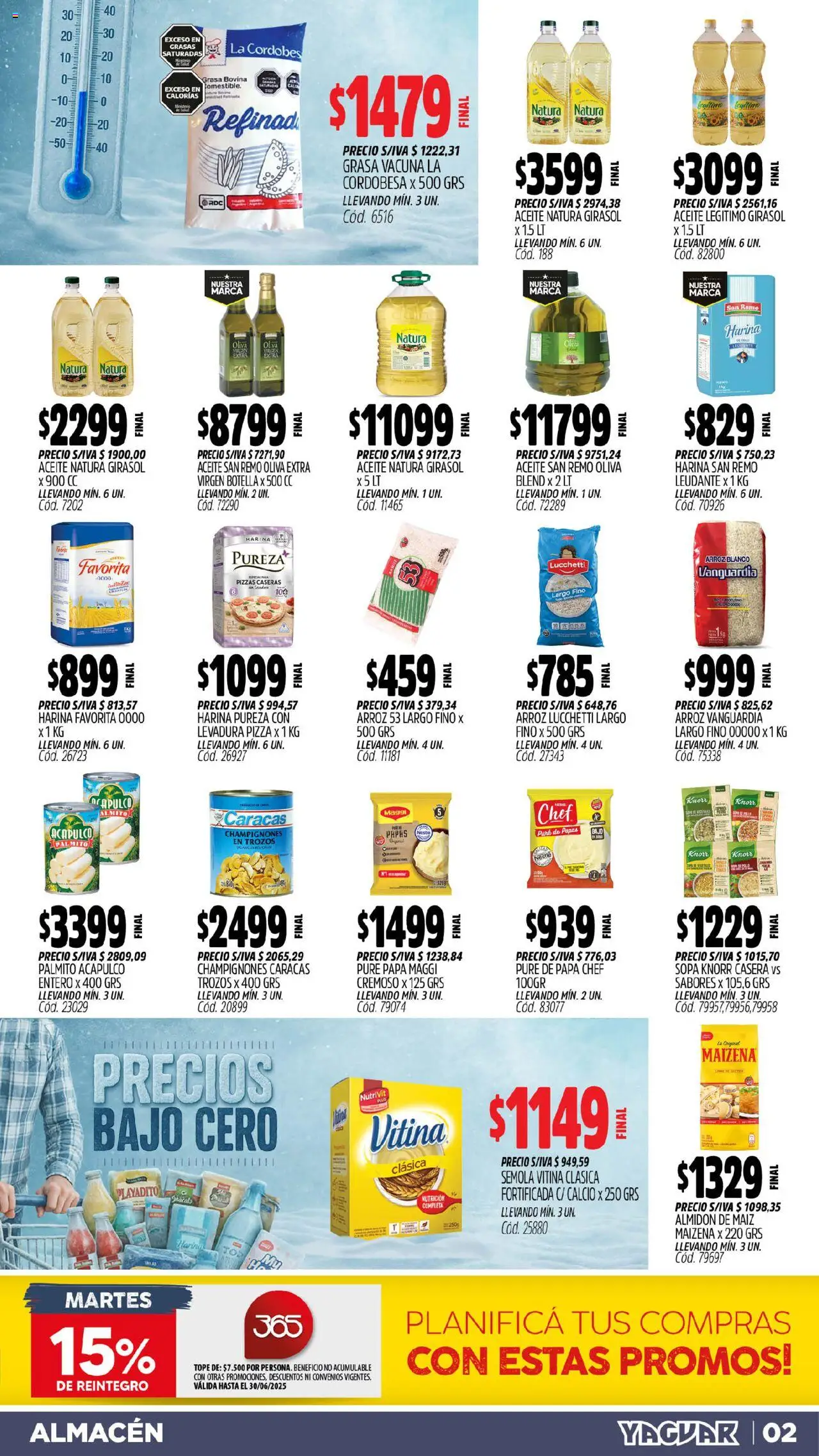 Yaguar - Chaco │ válido desde el 16.06.2025 | Página: 2 | Productos: Papa, Aceite, Maiz, Oliva