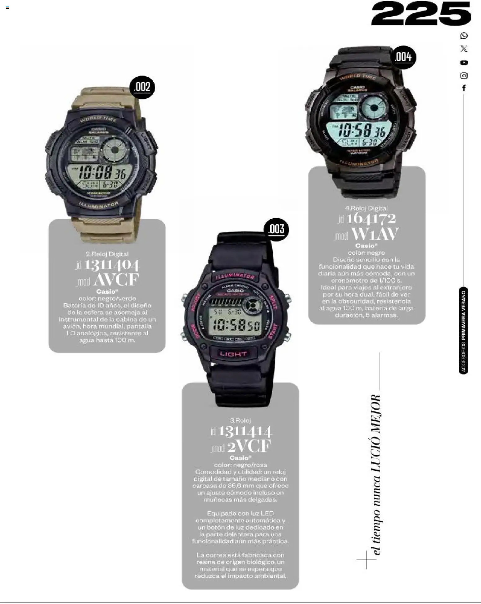 Nuevas ofertas de Price Shoes válidas en toda la República Mexicana desde el 18.04.2026. ¡Encuentra las mejores ofertas en Price Shoes catálogo Accesorios! | Página: 225 | Productos: Agua, Batería, Reloj