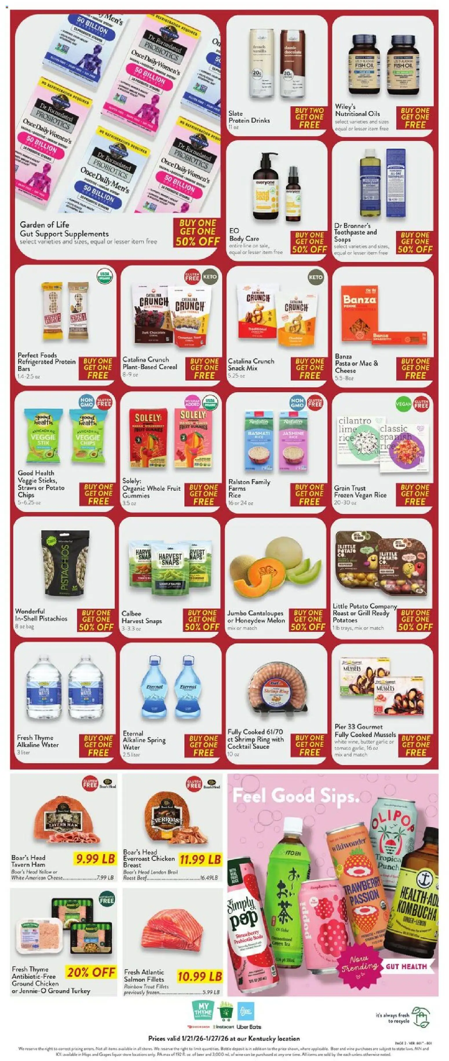 Fresh Thyme Weekly Ad - KY - valid from 21.01.2026 | Page: 5 | Products: Ring, Oil, Wine, Water