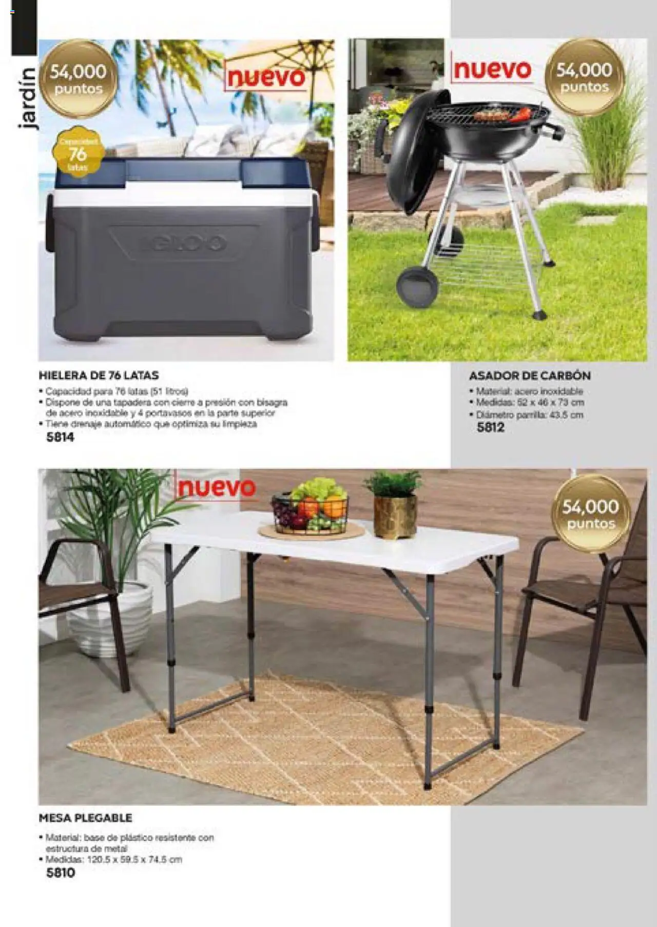 Nuevas ofertas de Fuller válidas en toda la República Mexicana desde el 13.06.2025. ¡Encuentra las mejores ofertas en Fuller catálogo Puntos! | Página: 46 | Productos: Bisagra, Hielera, Parrilla, Mesa