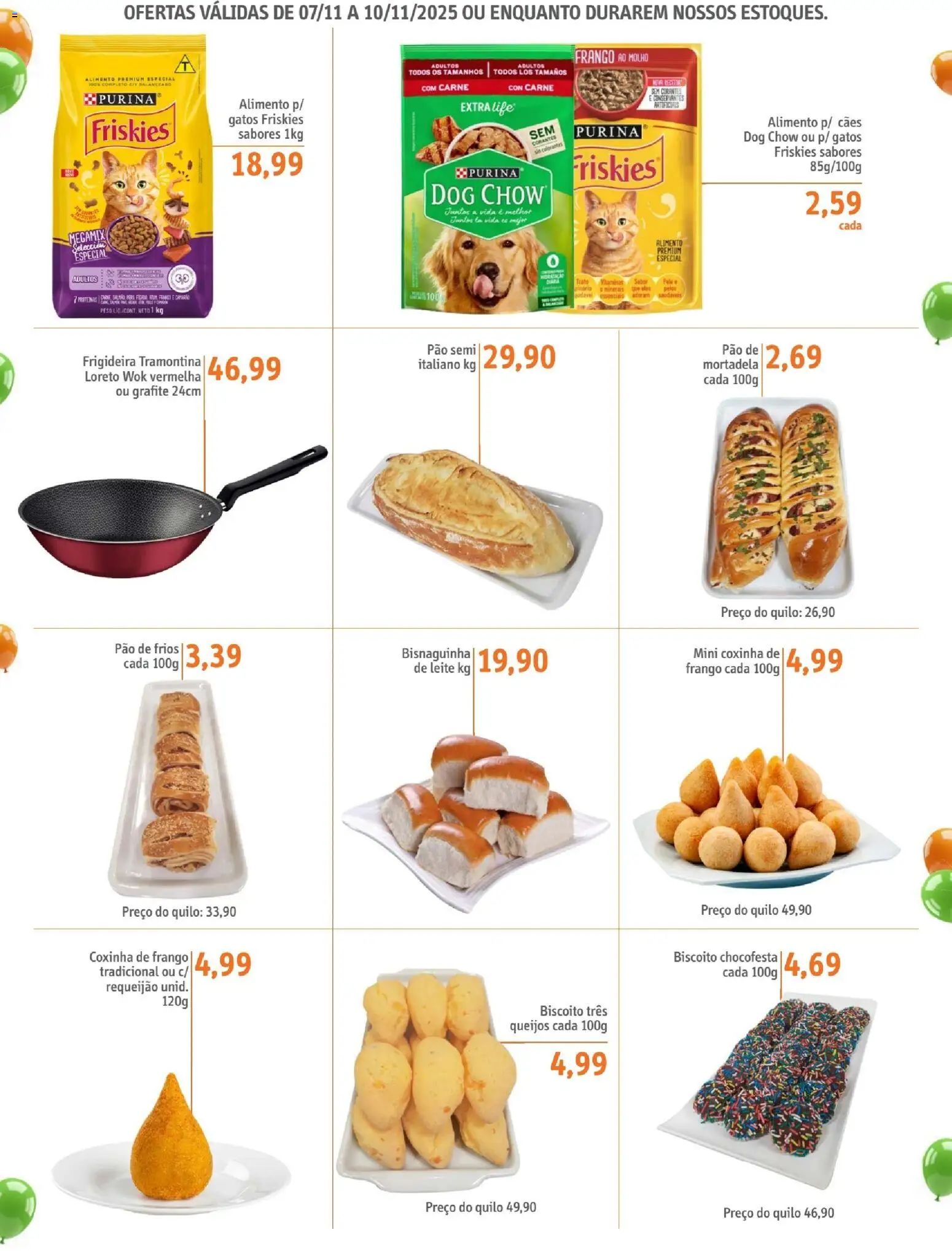 Sonda Folheto - válido de 07.11.2025 | Página: 4 | Produtos: Biscoito, Carne, Frango, Requeijão