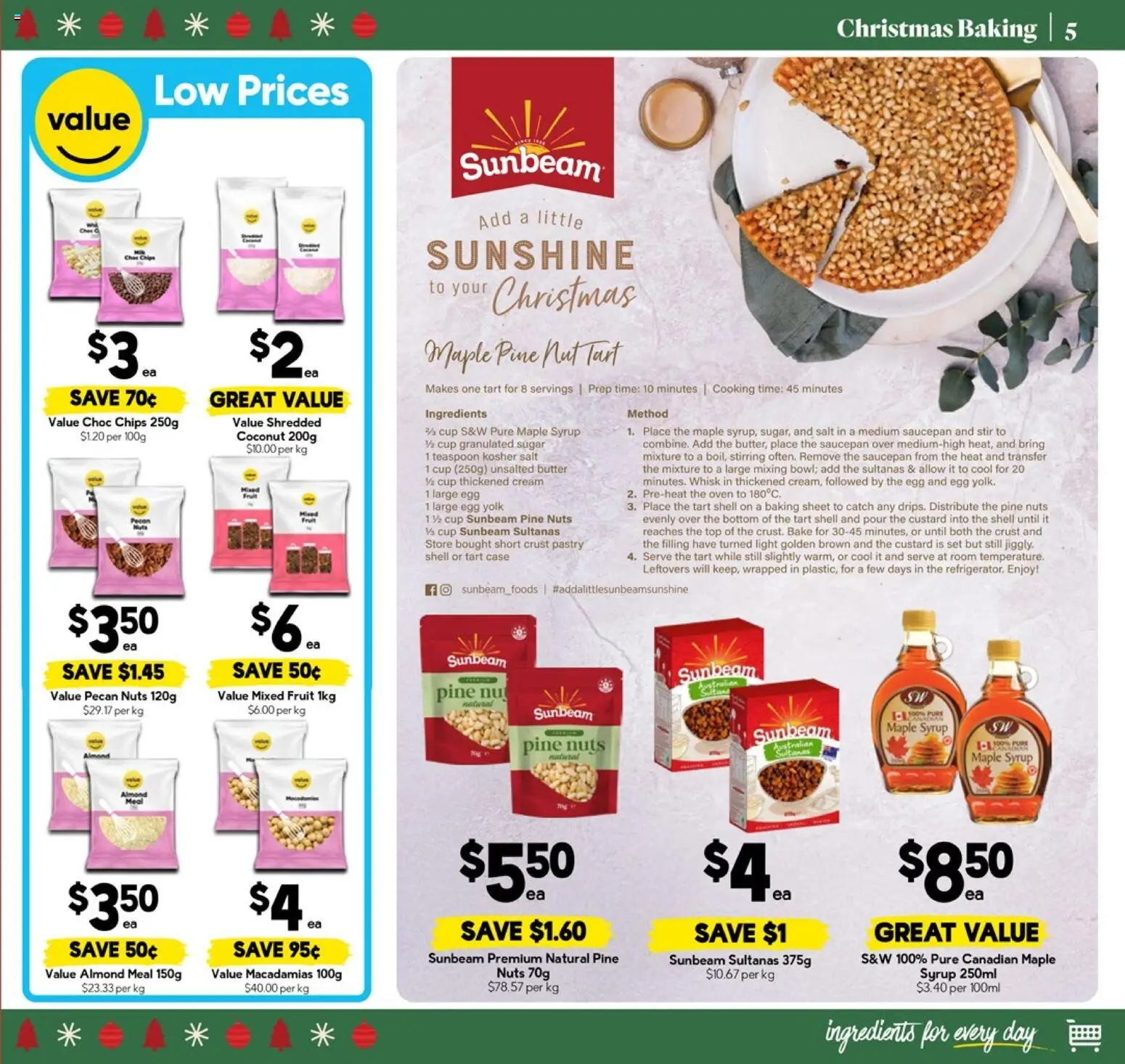 Drakes catalogue - valid from 26.11.2025 | Page: 5 | Products: Butter, Nuts, Cream, Oven