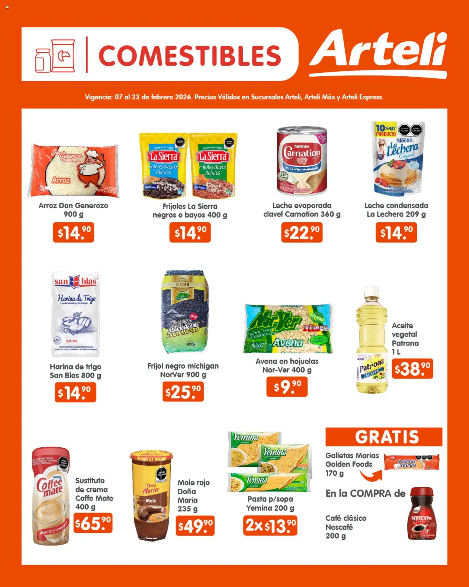 Nuevas ofertas de Arteli válidas en toda la República Mexicana desde el 07.02.2026. ¡Encuentra las mejores ofertas en Arteli folleto Quincenal! | Página: 4